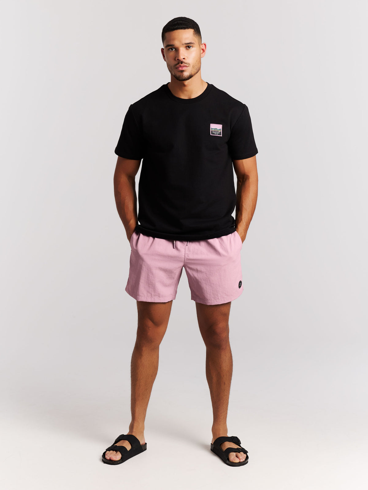 PROTEST Faster Beach Shorts | Plum Mauve