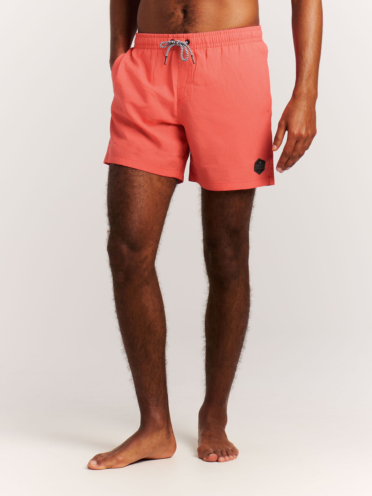 PROTEST Davey Beach Shorts | New Red