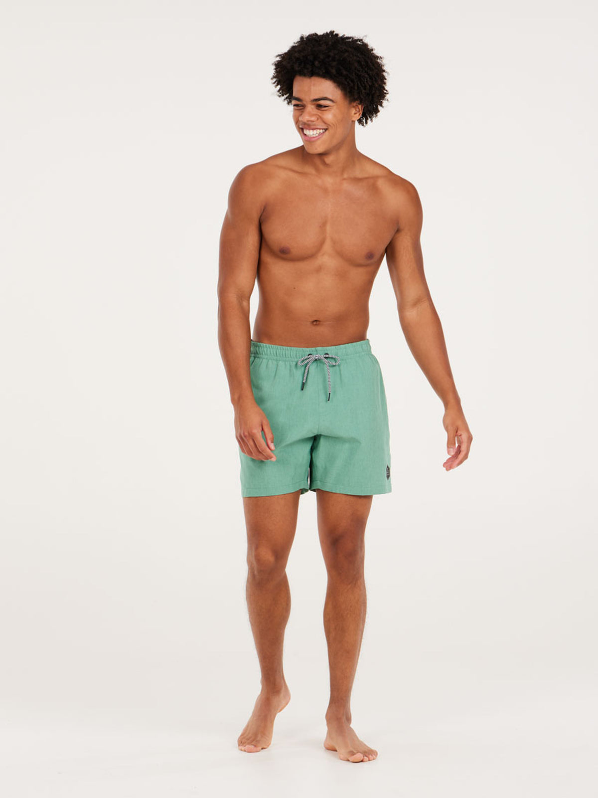 PROTEST Davey Beach Shorts | Frosty Green