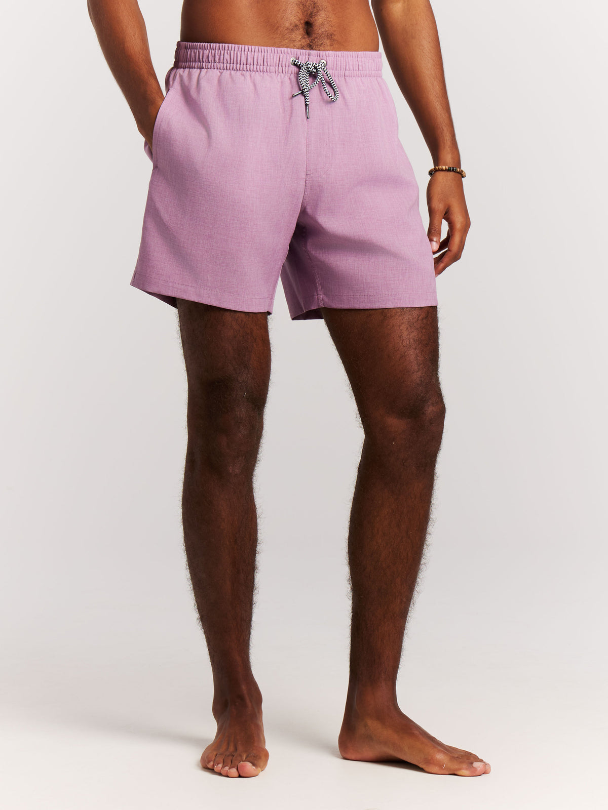 PROTEST Davey Beach Shorts | Plum Mauve