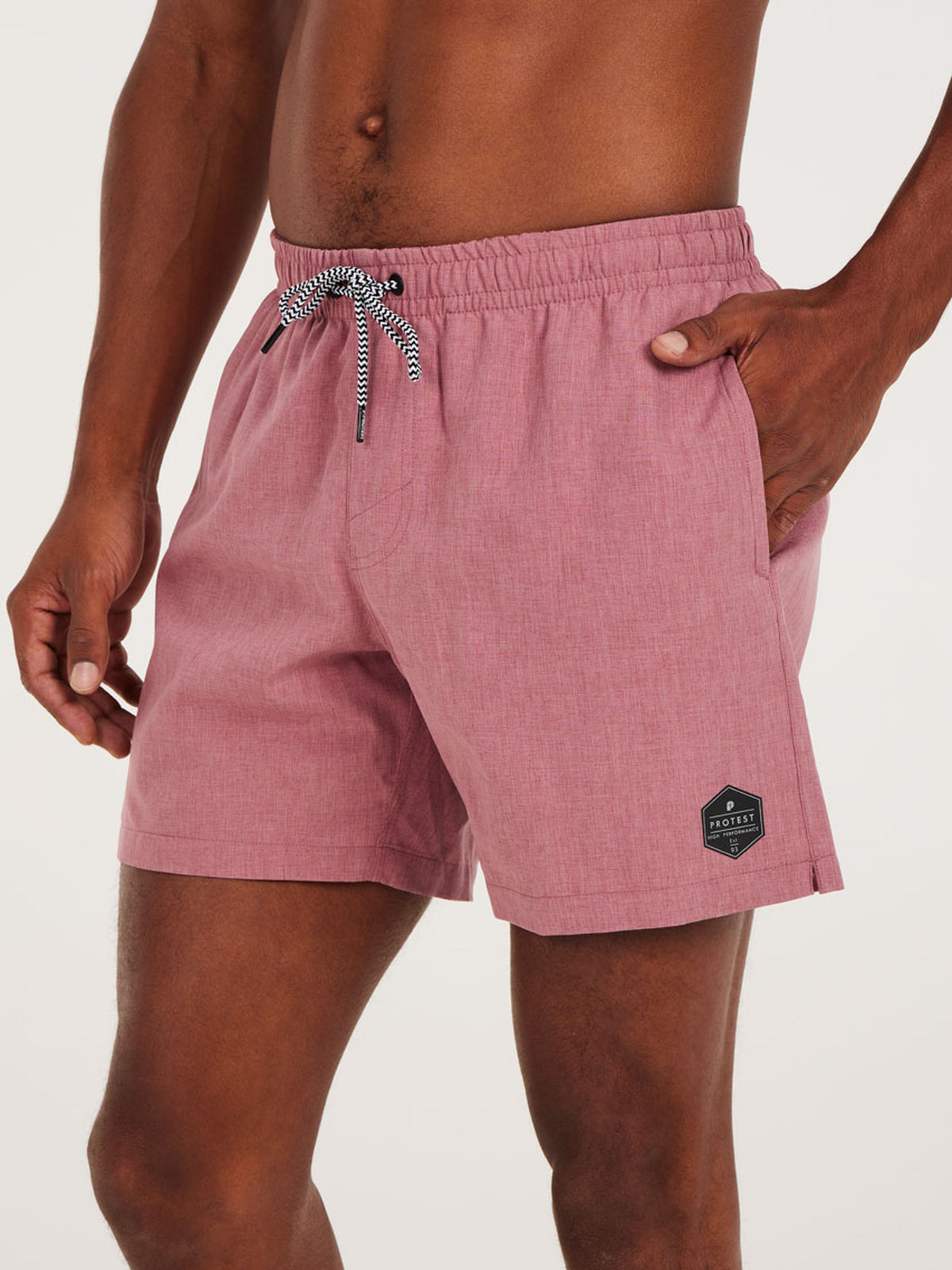 PROTEST Davey Beach Shorts | Deco Pink