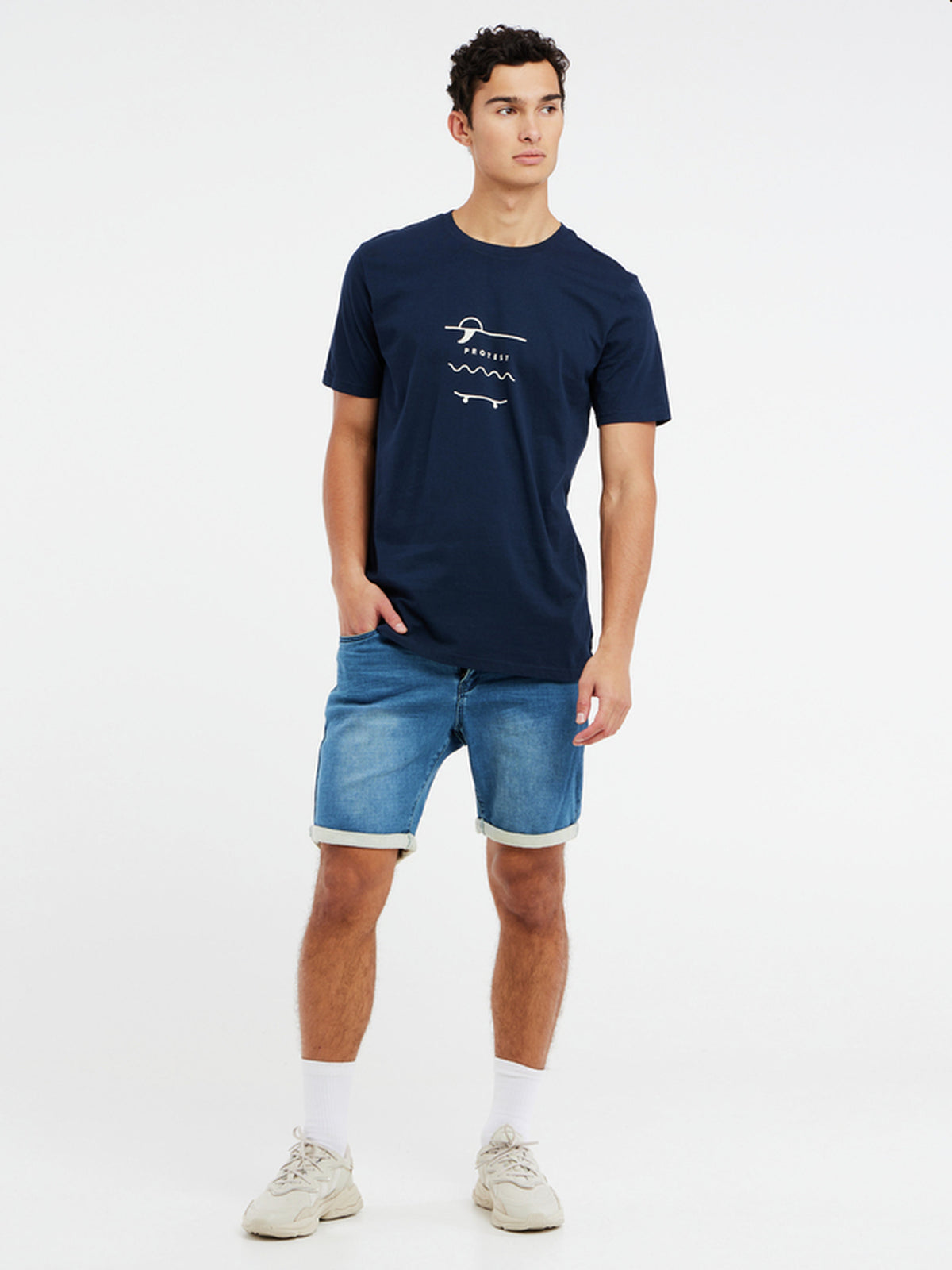 PROTEST PRTTANOT shorts | Faded denim