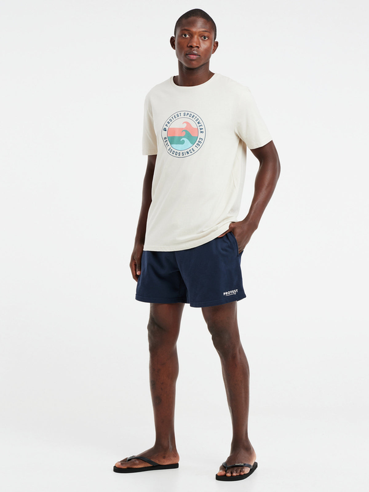 PROTEST PRTMORNE jogging shorts | Night Skyblue