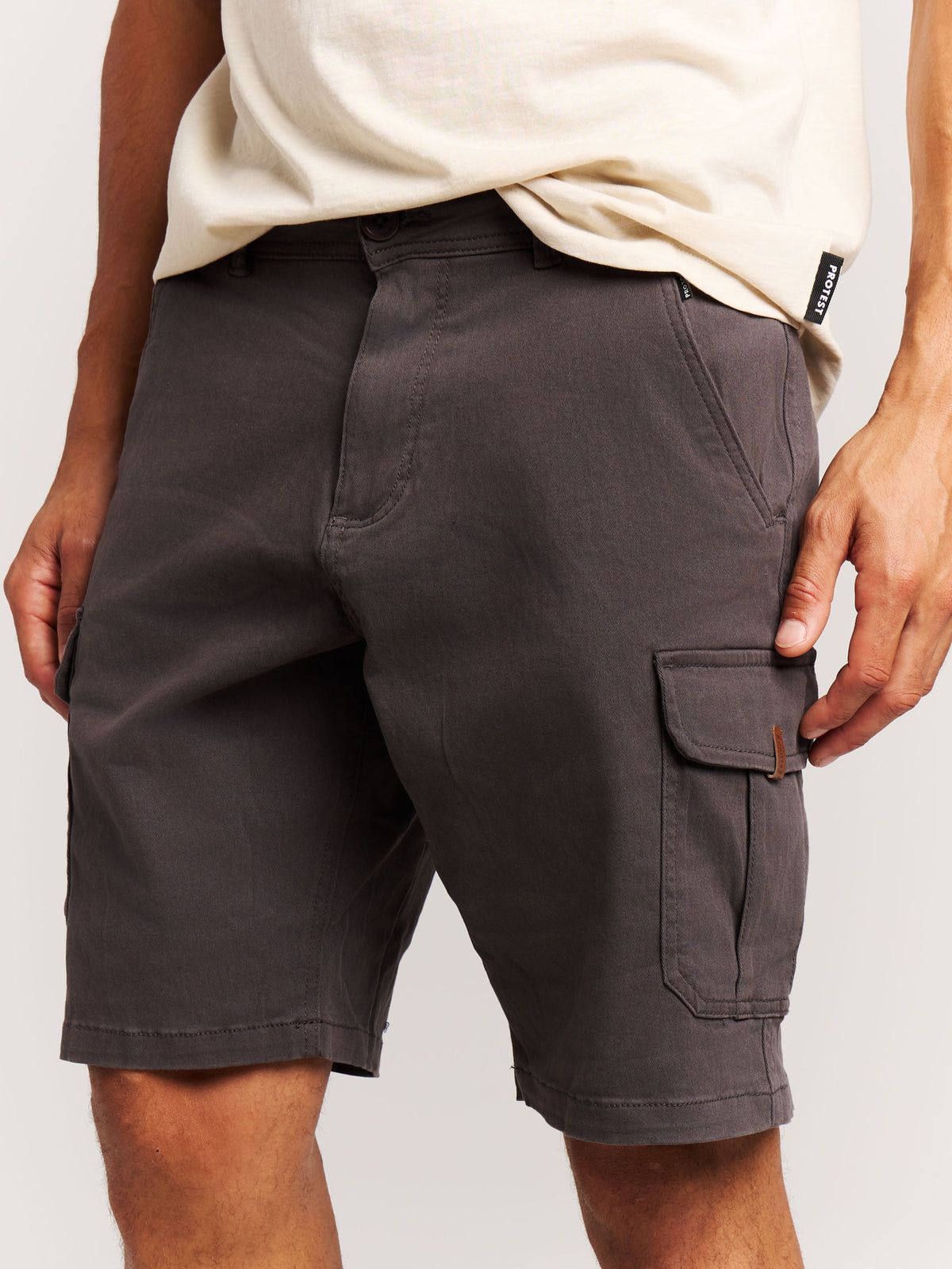 PROTEST PRTNYTRO Shorts | Deep Grey
