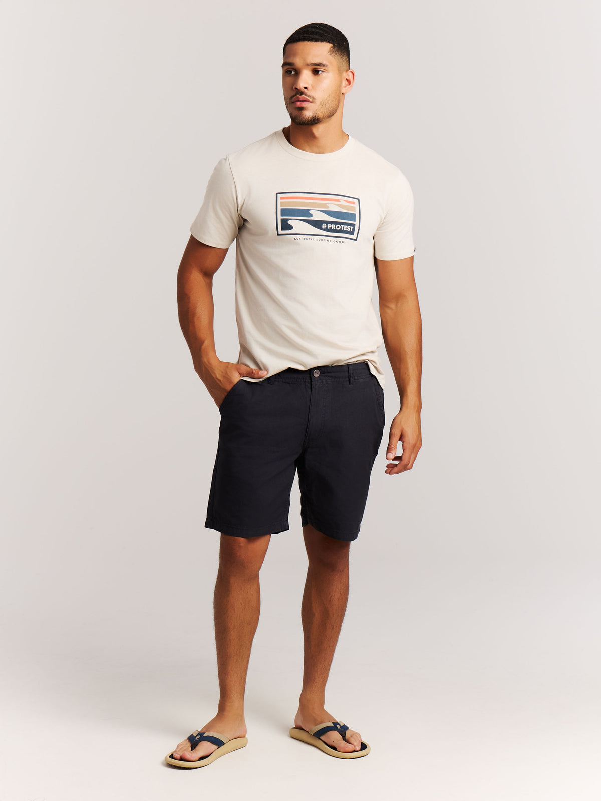PROTEST PRTCOMIE Shorts | Night Skyblue