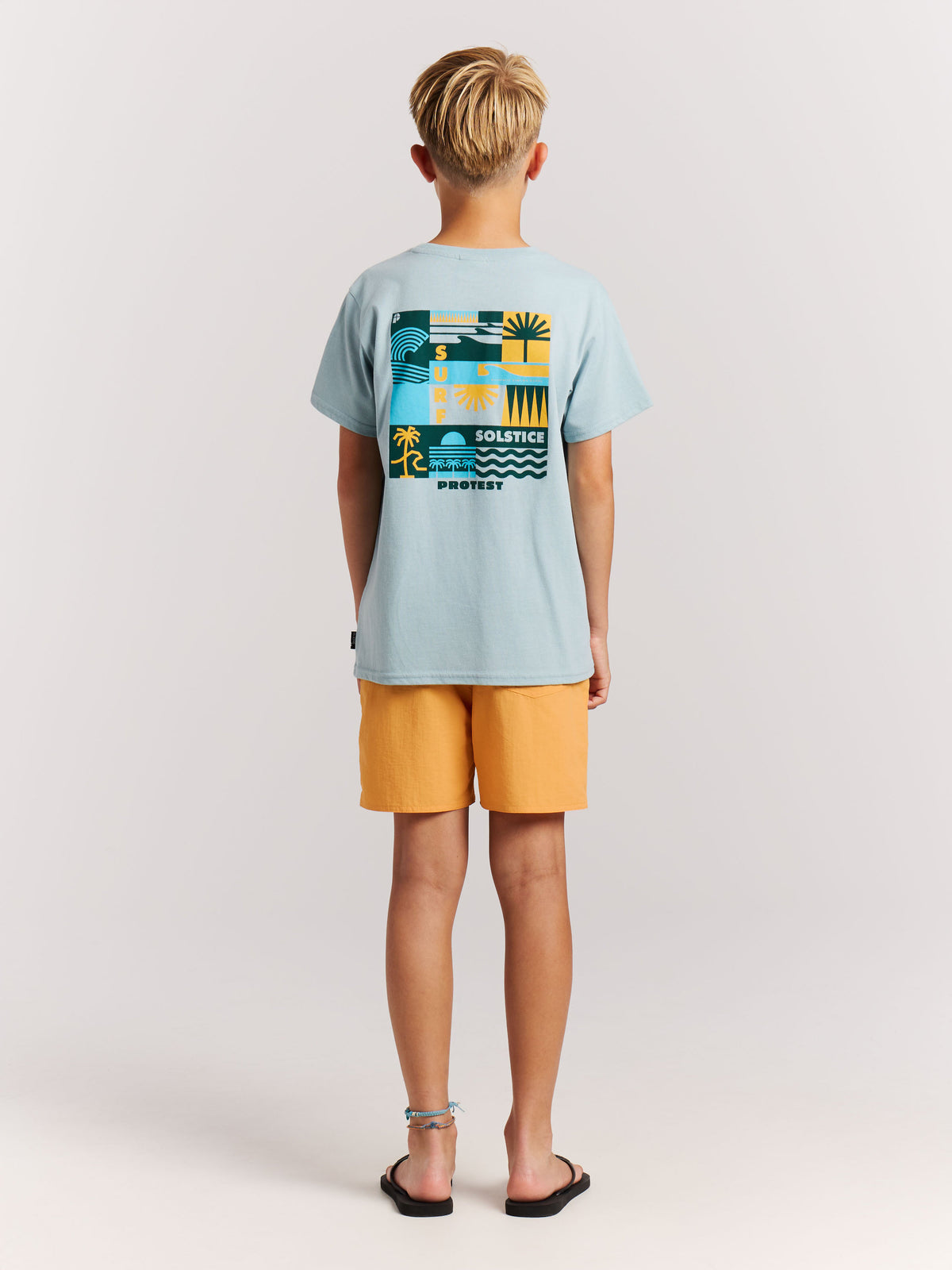 PROTEST CULTURE JR Beach Shorts | Golden Yellow