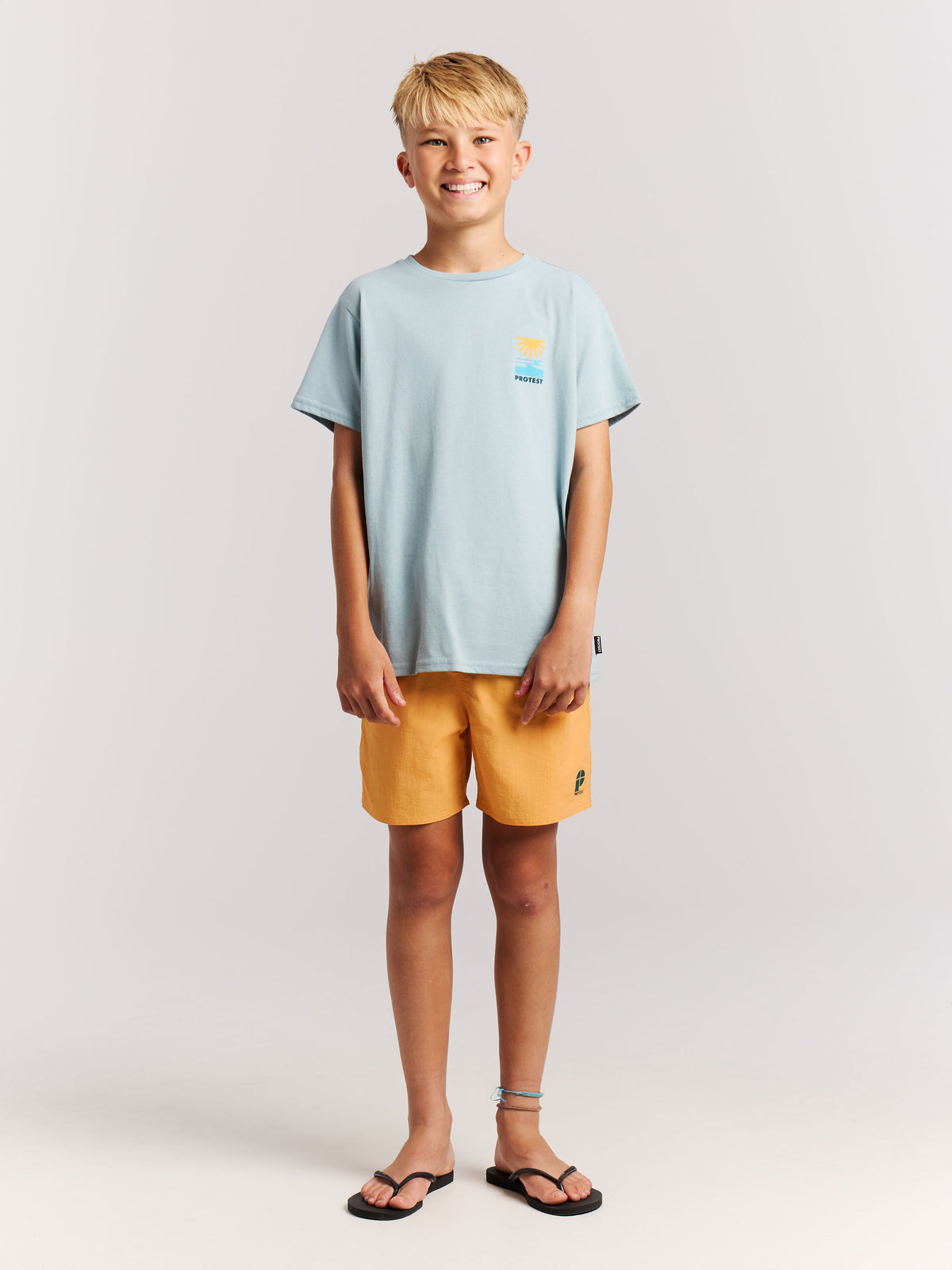 PROTEST CULTURE JR Beach Shorts | Golden Yellow