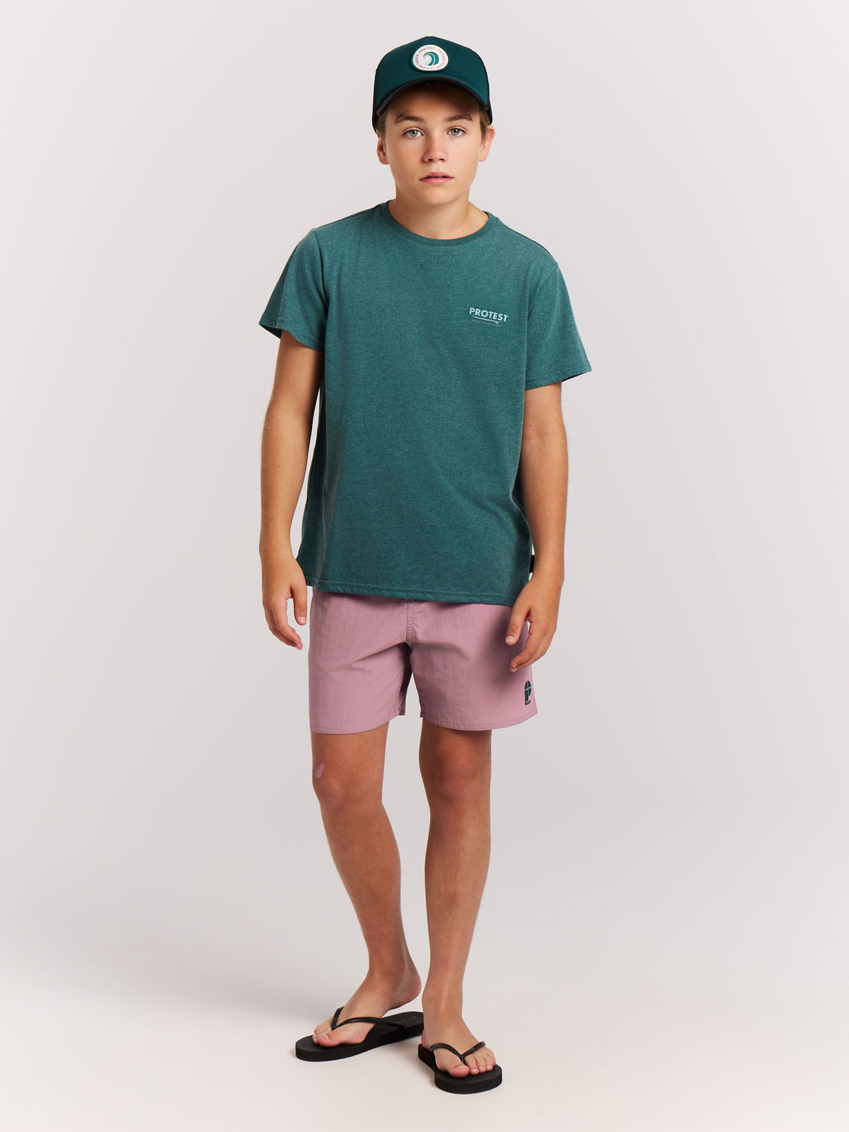 PROTEST CULTURE JR Beach Shorts | Plum Mauve