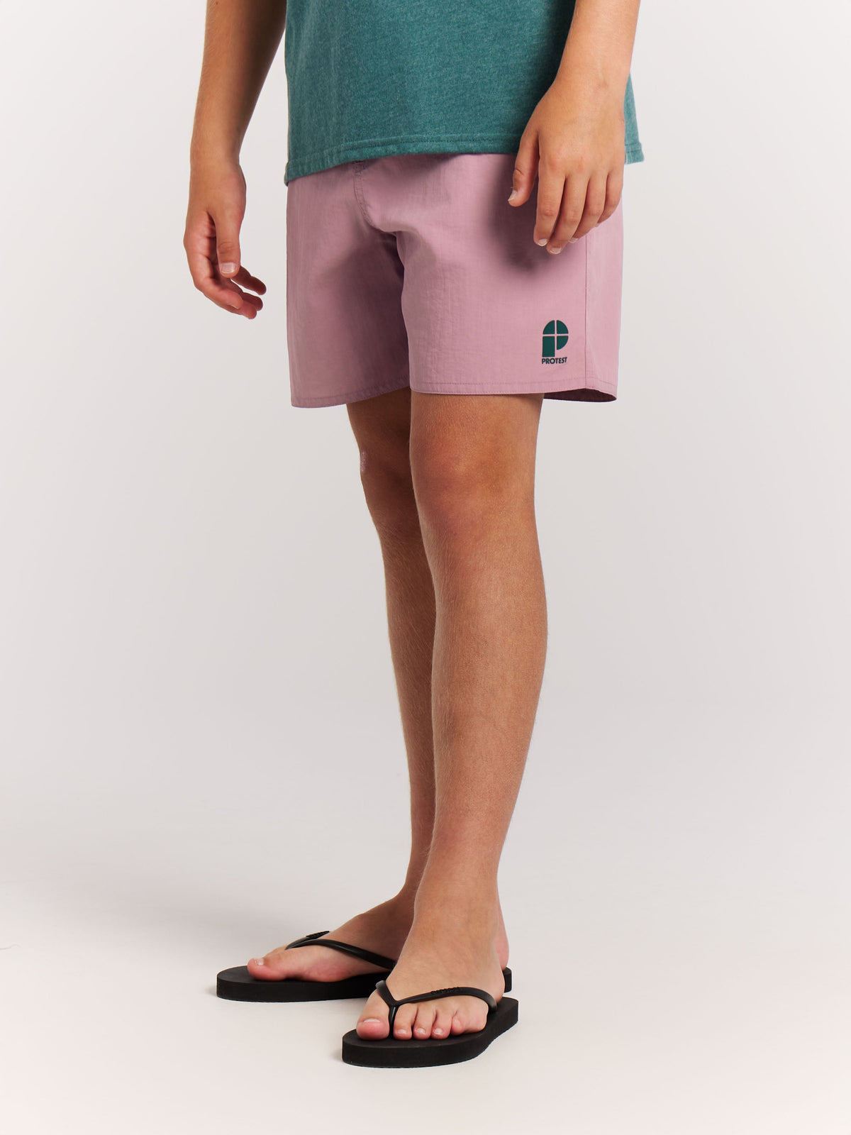 PROTEST CULTURE JR Beach Shorts | Plum Mauve