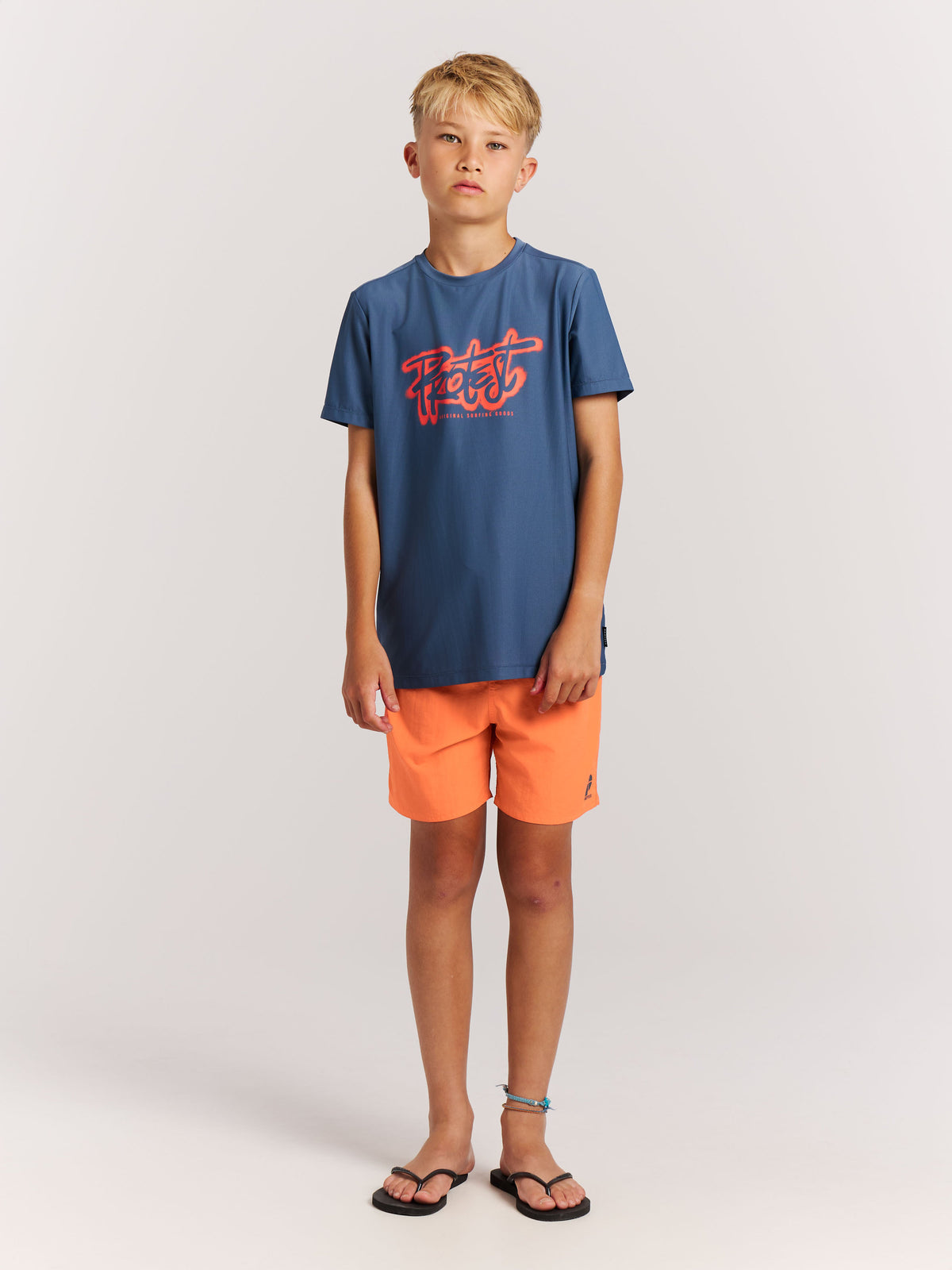 PROTEST CULTURE JR Beach Shorts | Burnt Peach