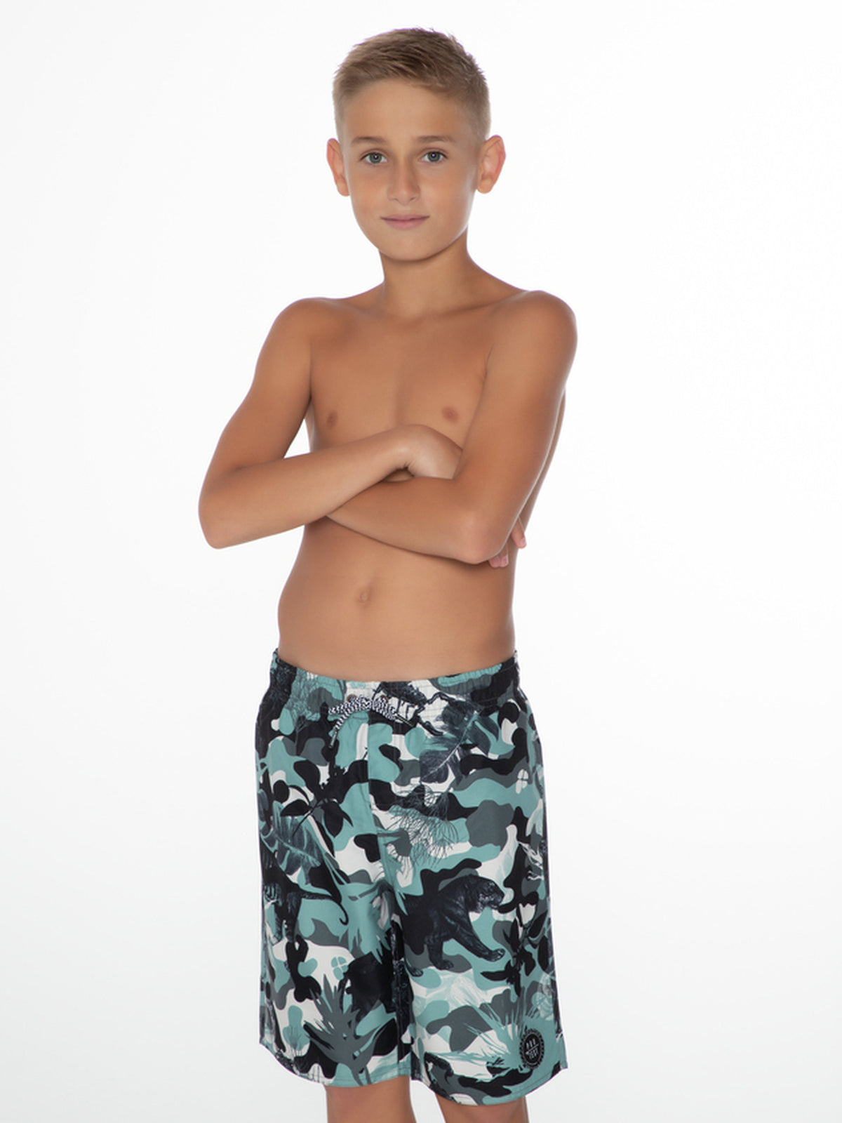 PROTEST PRTBORES JR beachshort | Huntergreen