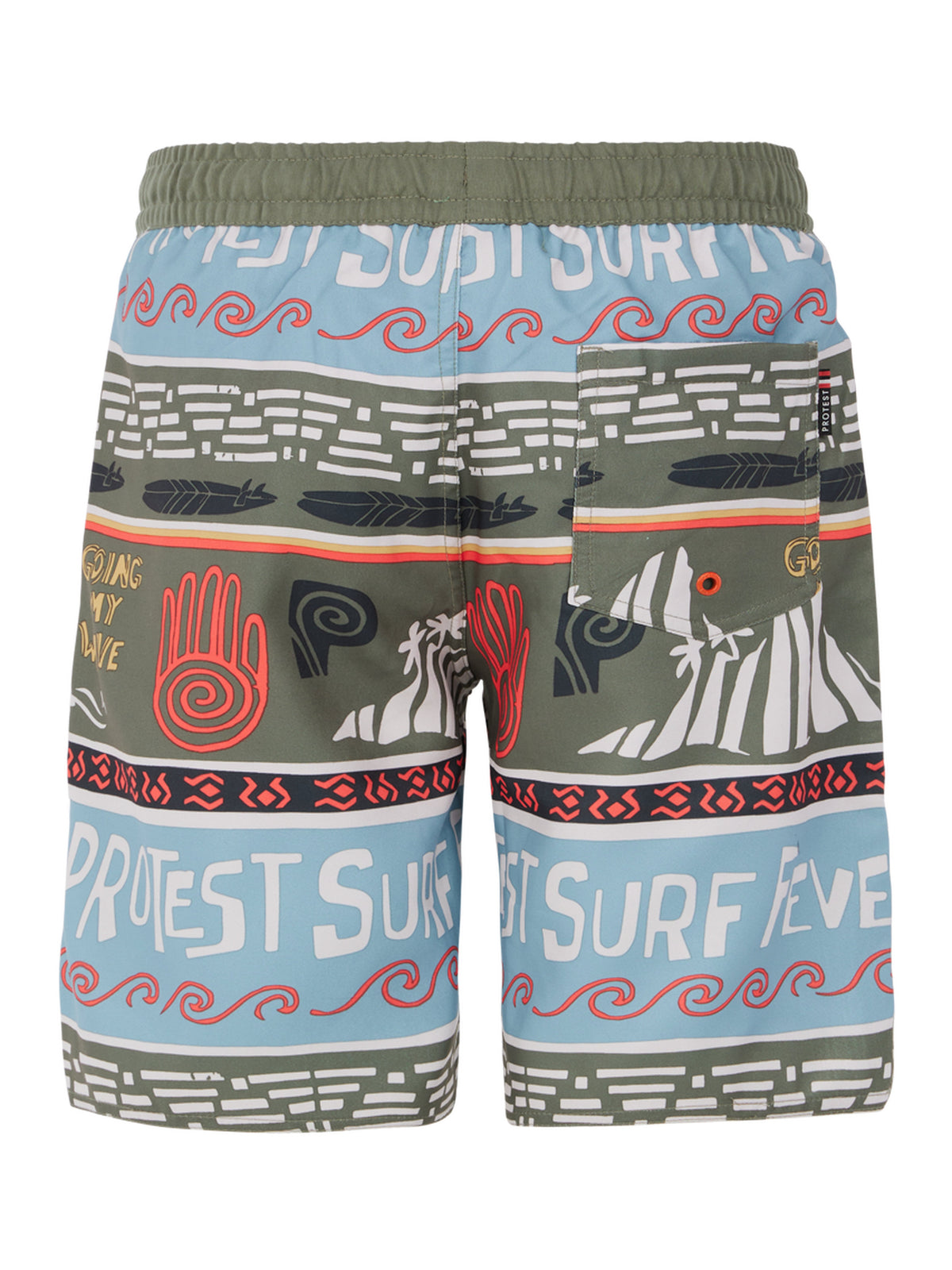 PROTEST PRTCINEMA JR beachshort | Artichoke green