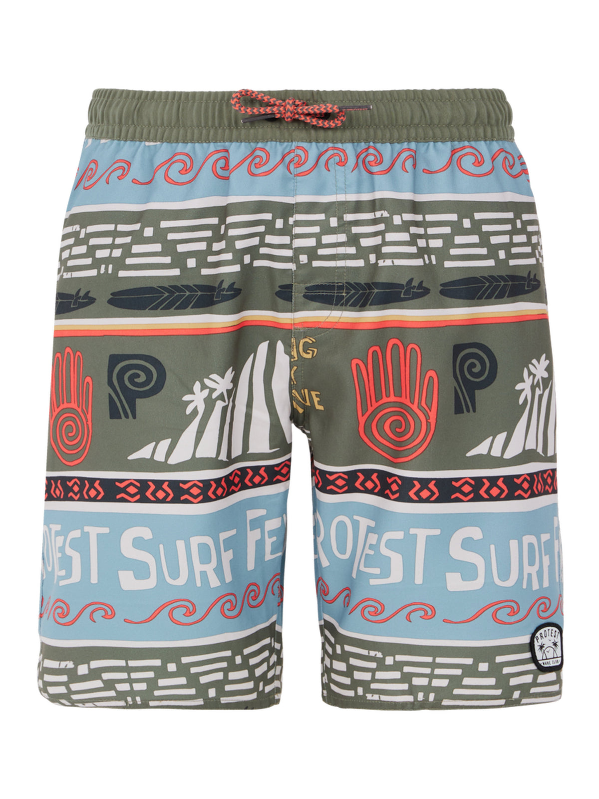 PROTEST PRTCINEMA JR beachshort | Artichoke green