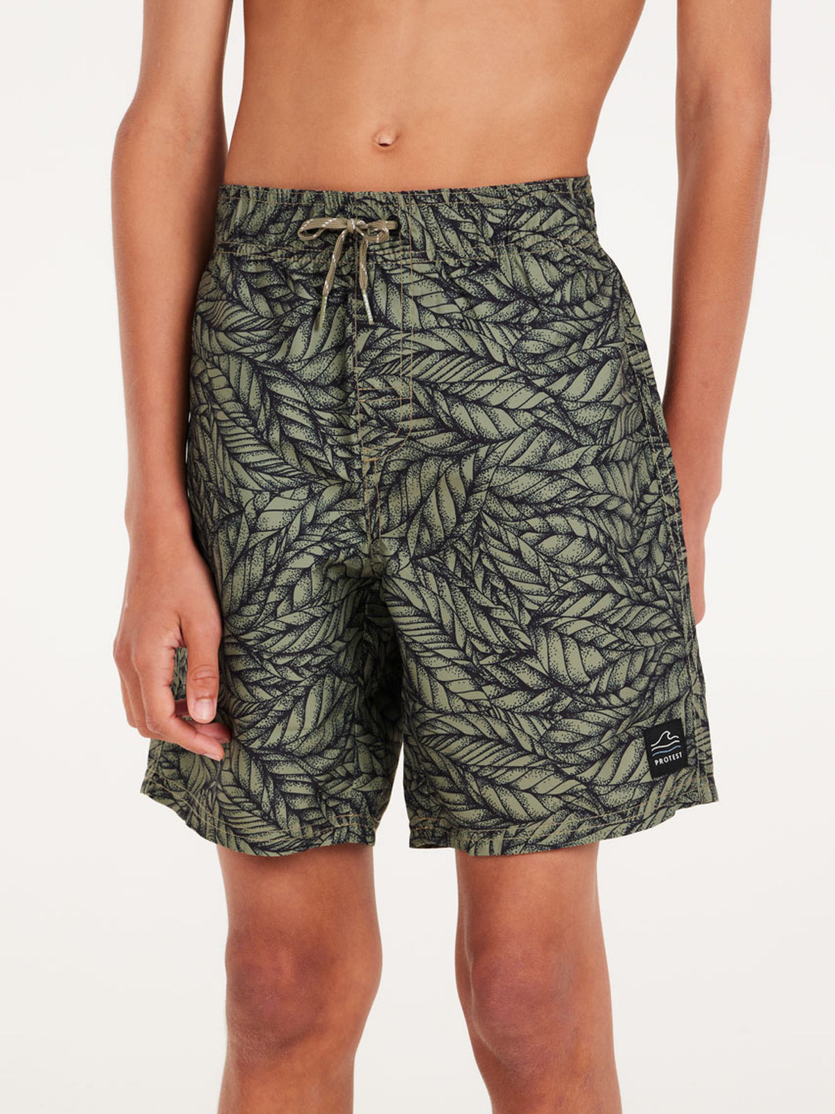 PROTEST PRTFLAMES JR beachshort | Artichoke green