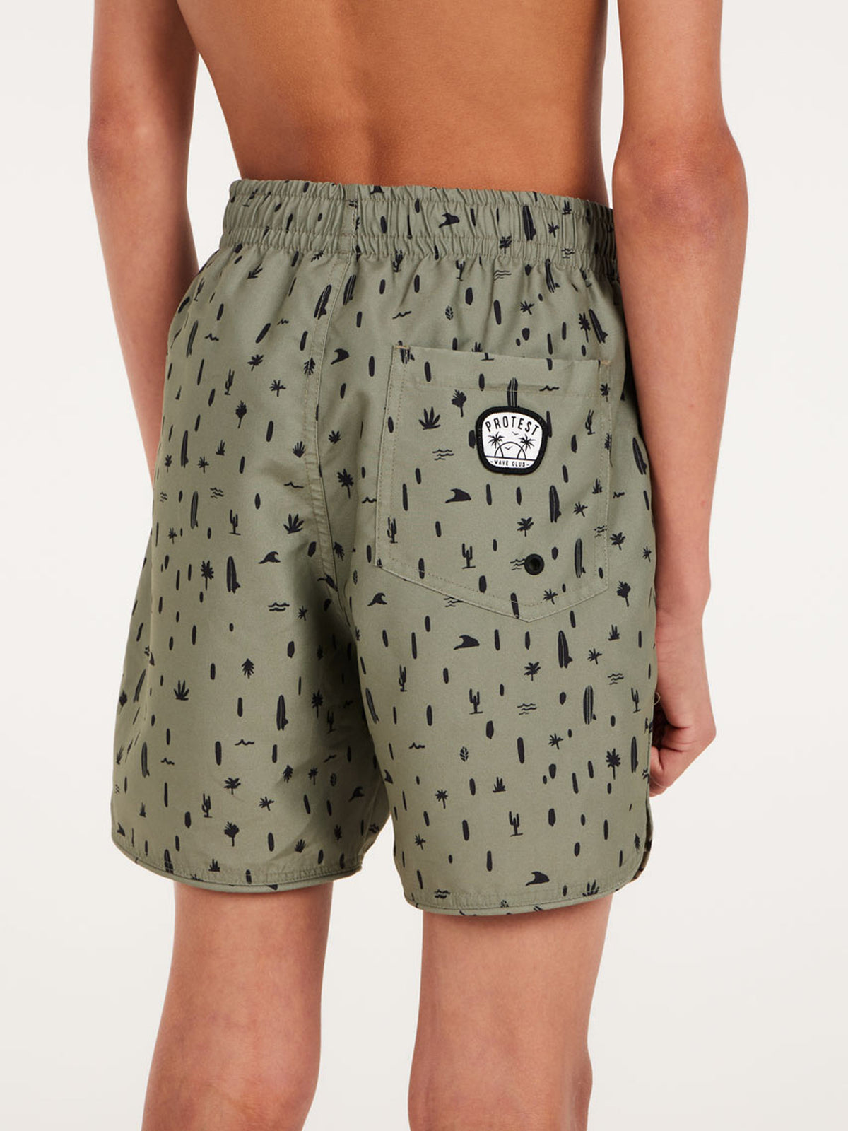 PROTEST PRTSAUL JR beachshort | Artichoke green