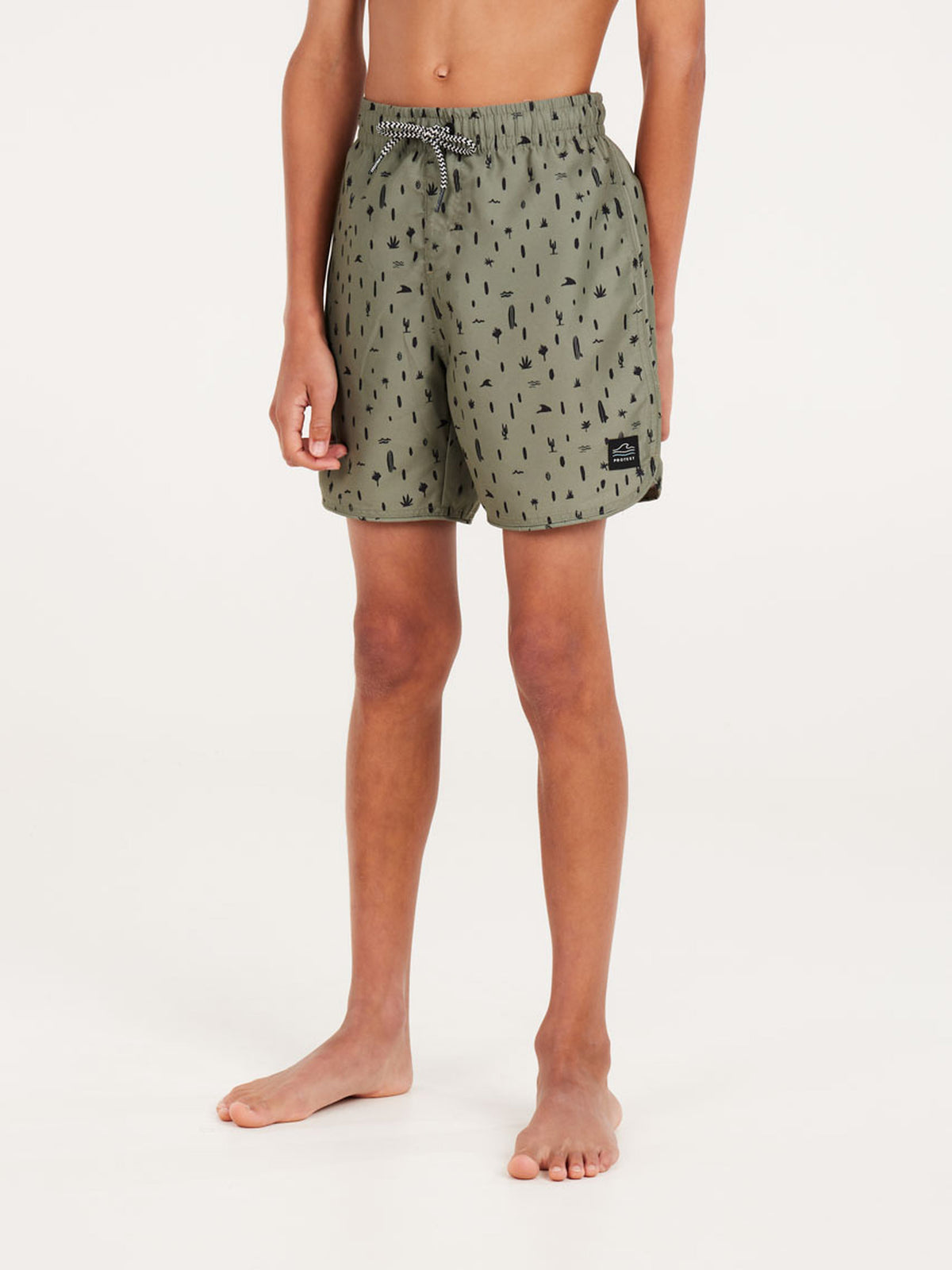 PROTEST PRTSAUL JR beachshort | Artichoke green