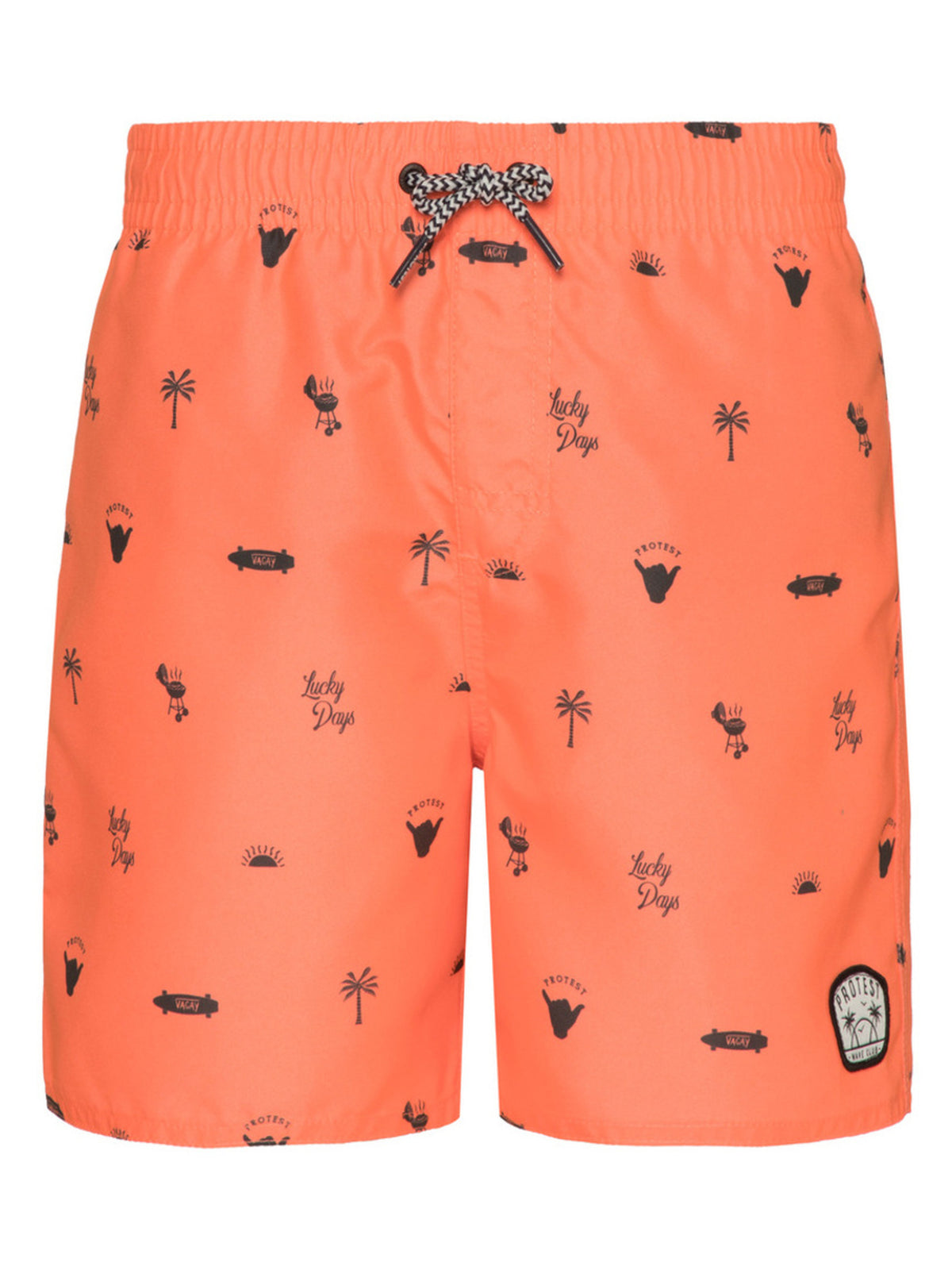 PROTEST JORN JR beachshort | Orange Fun