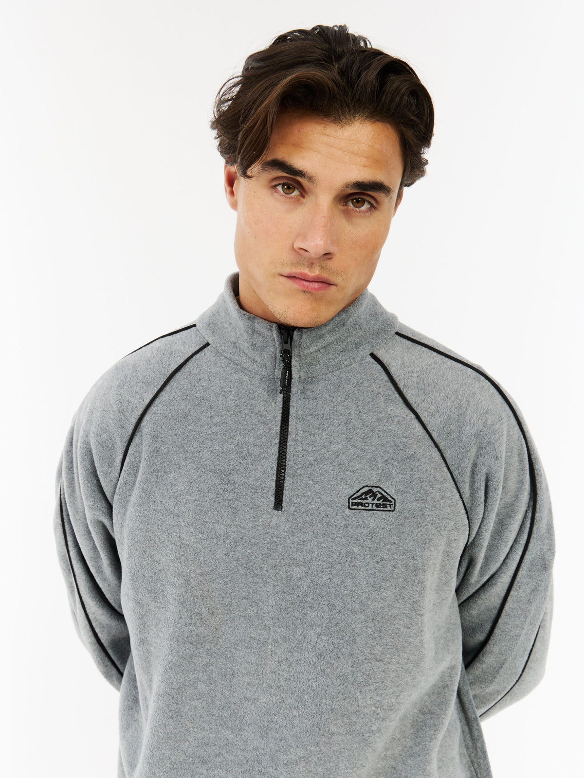 PROTEST PRTAlton Outdoor mid layers & Fleeces | Dark Grey Melee