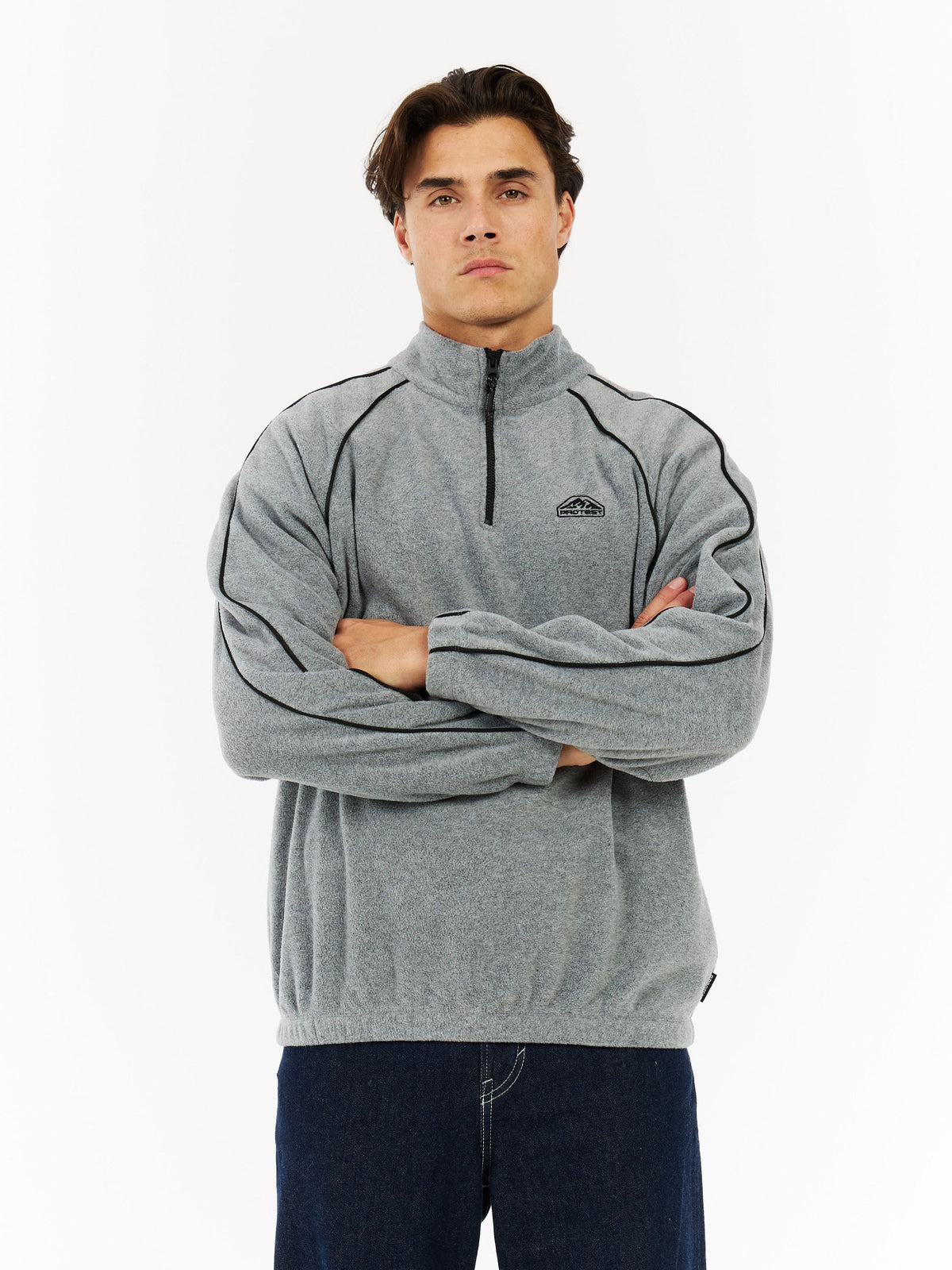 PROTEST PRTAlton Outdoor mid layers & Fleeces | Dark Grey Melee