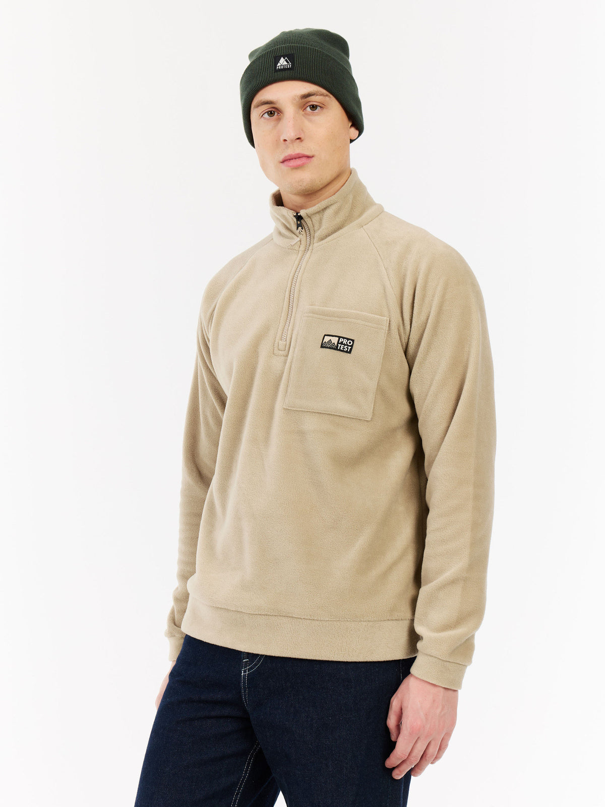 PROTEST PRTArax Outdoor sweaters & Zip ups | BambooBeige