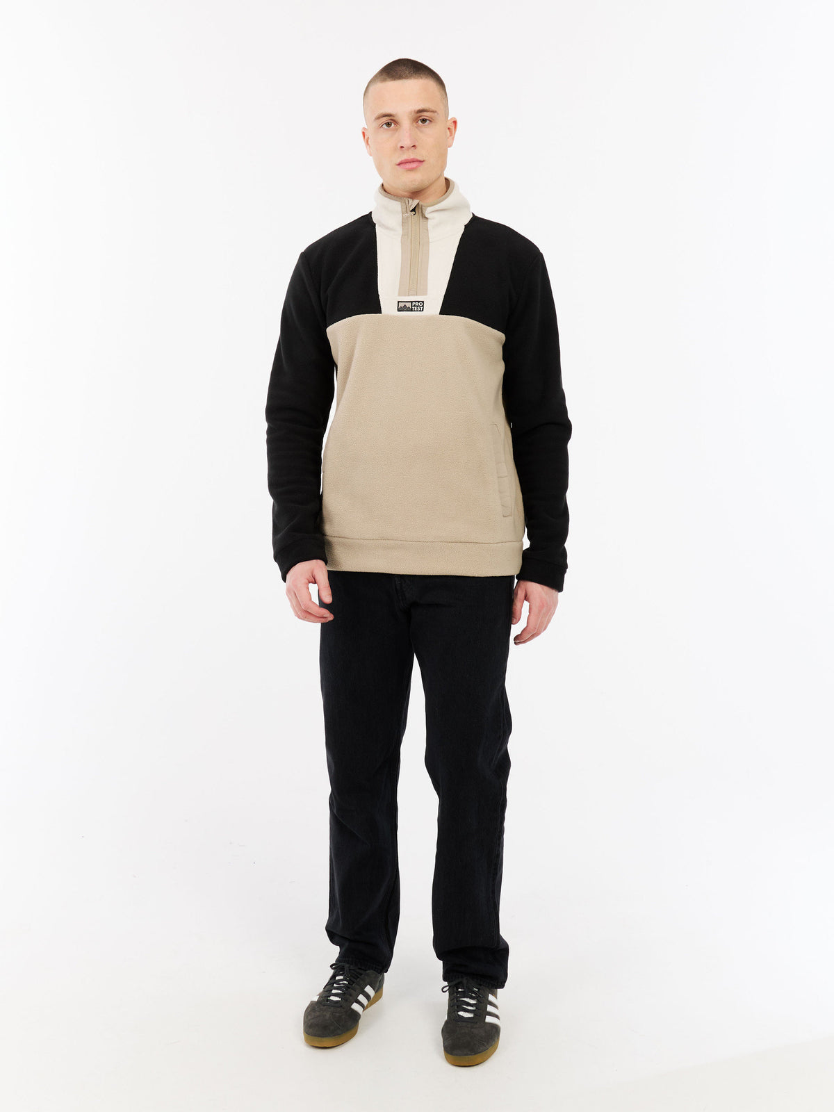 PROTEST PRTLowton Outdoor sweaters & Zip ups | True Black