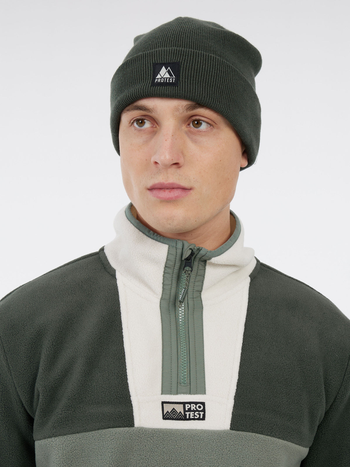 PROTEST PRTLowton Outdoor sweaters & Zip ups | Aspen green