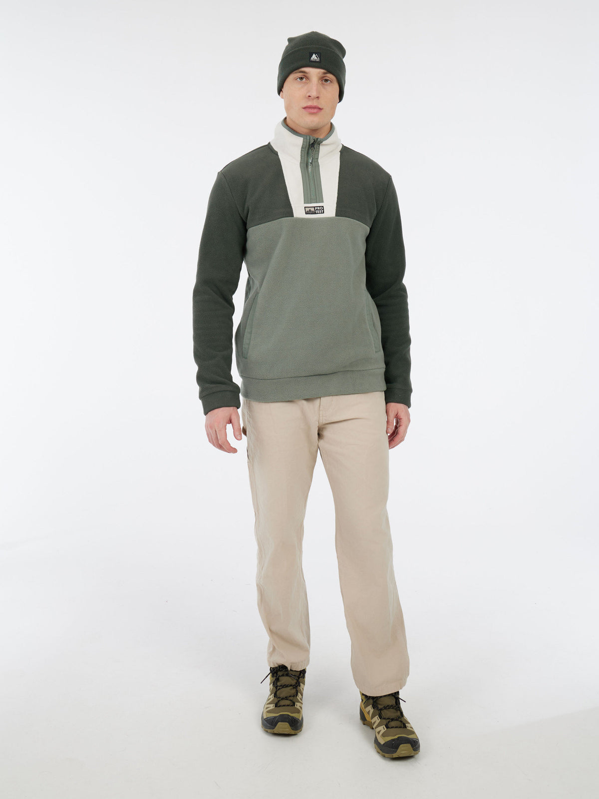PROTEST PRTLowton Outdoor sweaters & Zip ups | Aspen green