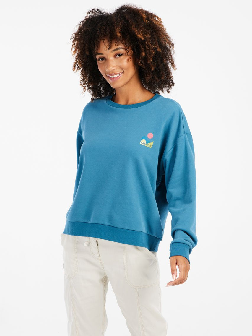 PROTEST PRTNyle Outdoor sweaters & Zip ups | Surfing Blue