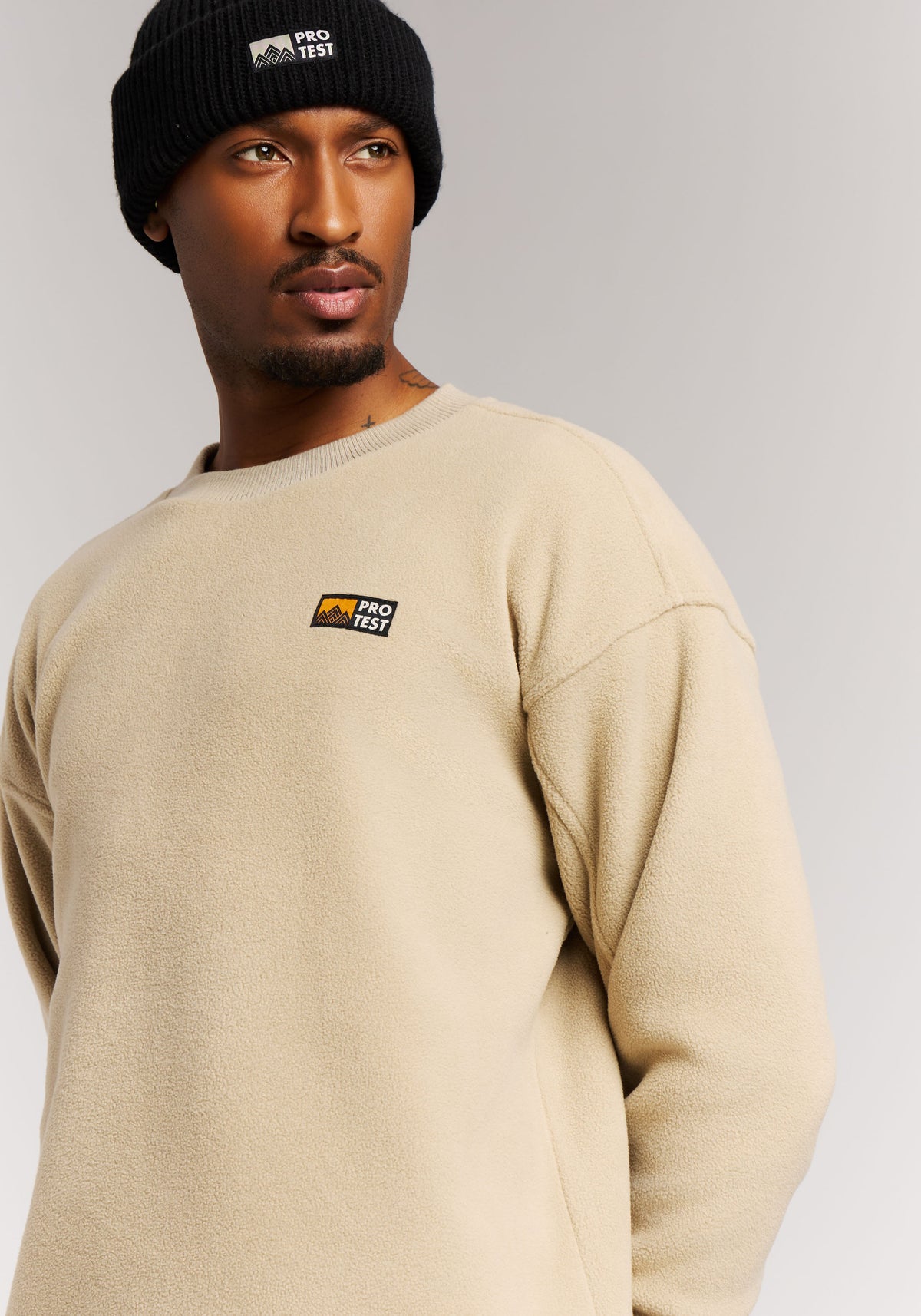 PROTEST PRTHawks Crewnecks | BambooBeige