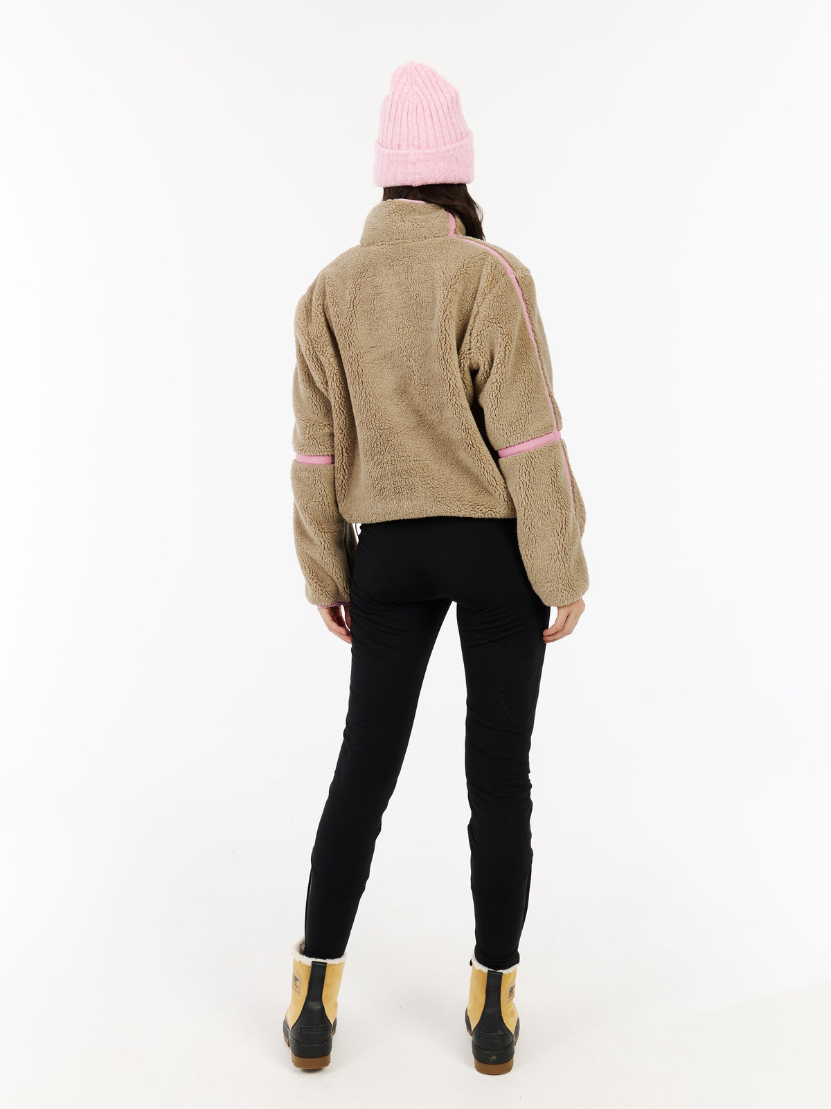 PROTEST PRTRed Outdoor Full Zip Top | Vintage Pink