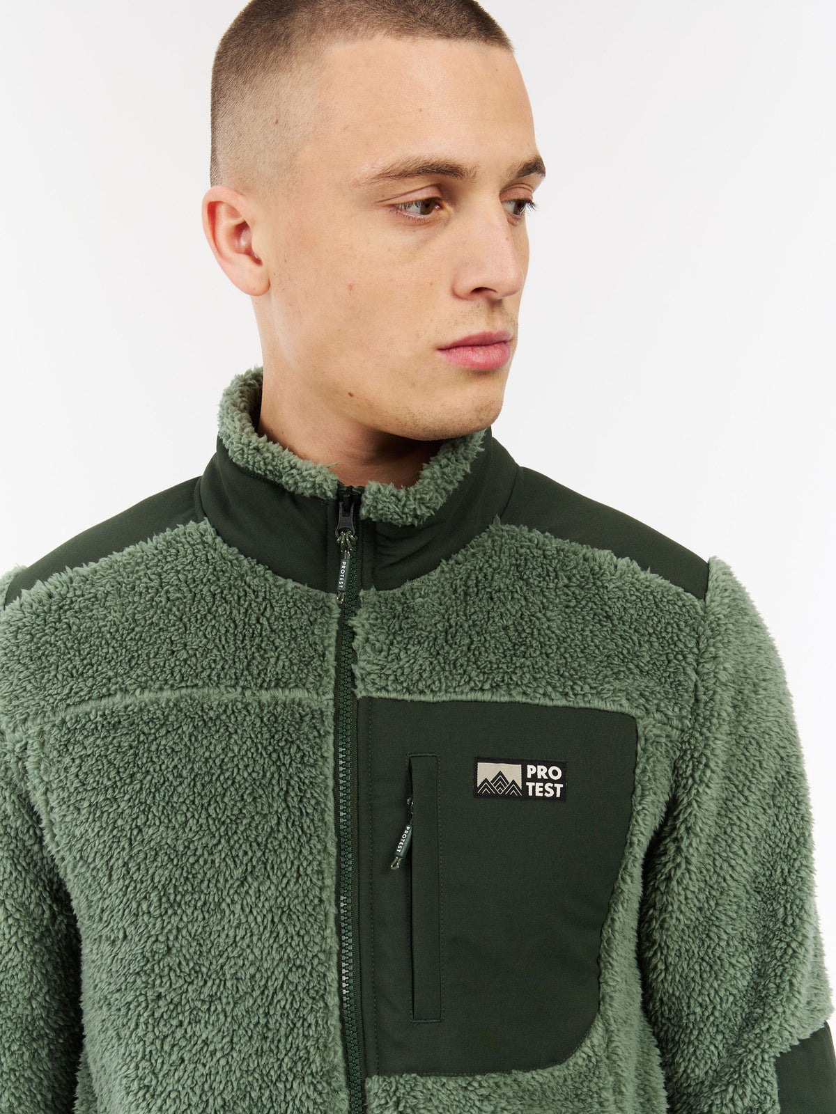 PROTEST PRTBleaker Outdoor sweaters & Zip ups | Aspen green
