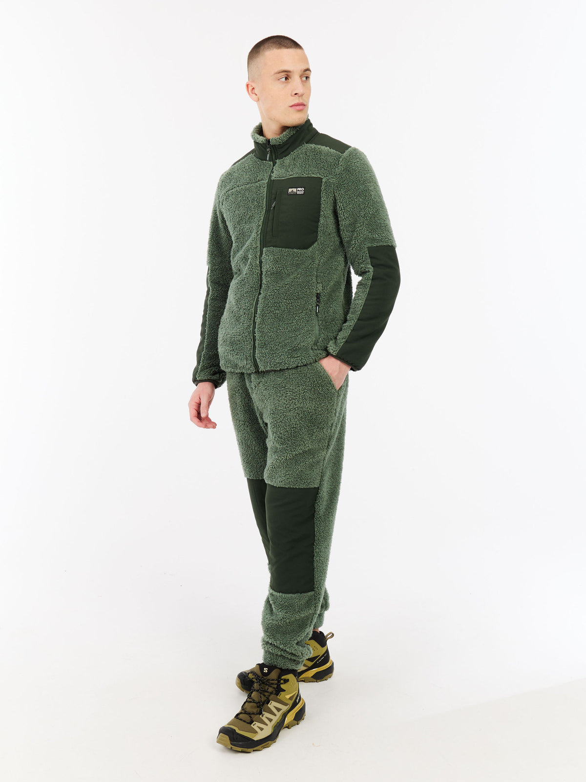 PROTEST PRTBleaker Outdoor sweaters & Zip ups | Aspen green