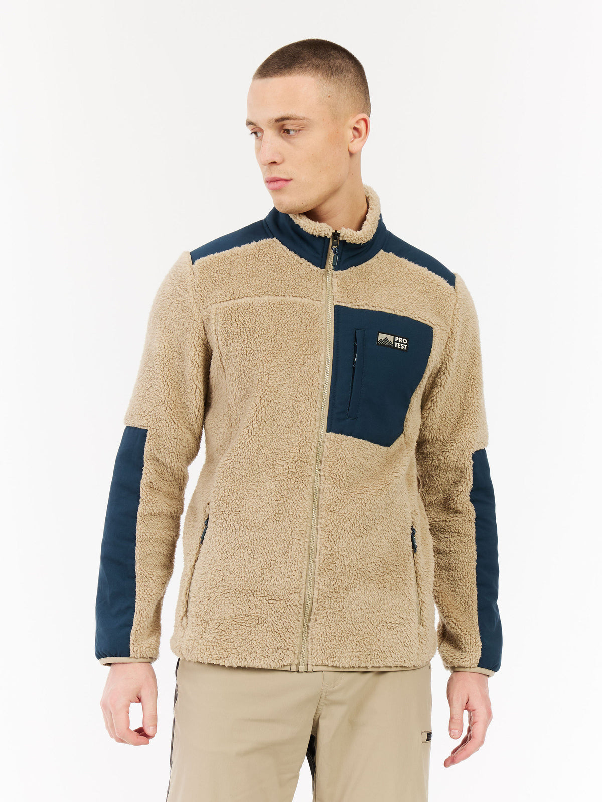 PROTEST PRTBleaker Outdoor sweaters & Zip ups | BambooBeige