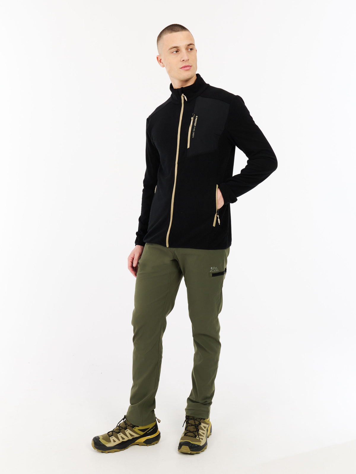 PROTEST PRTPallas Outdoor sweaters & Zip ups | True Black