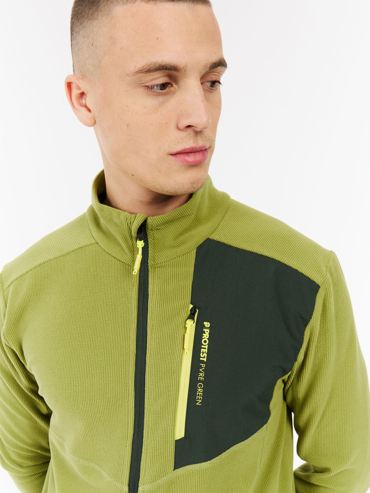 PROTEST PRTPallas Outdoor sweaters & Zip ups | Herbal green