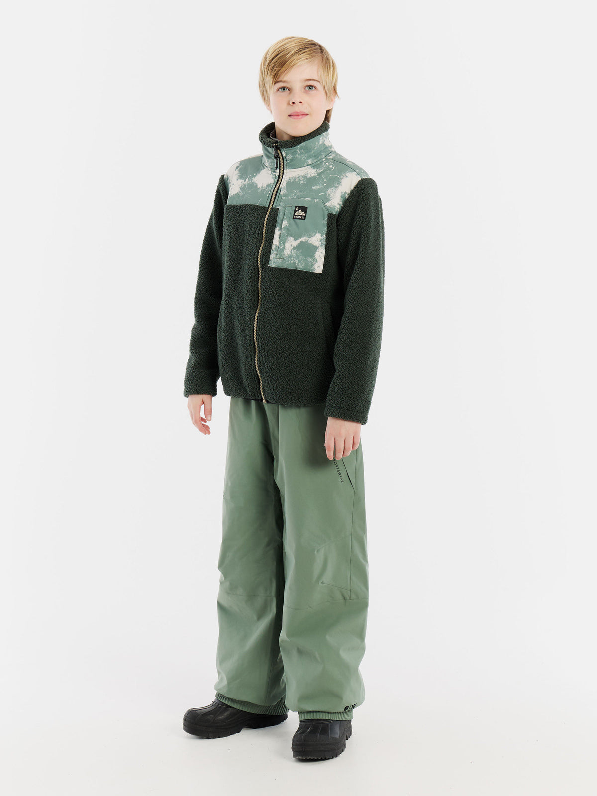 PROTEST PRTBento JR Mid layers & Fleeces | Kale green