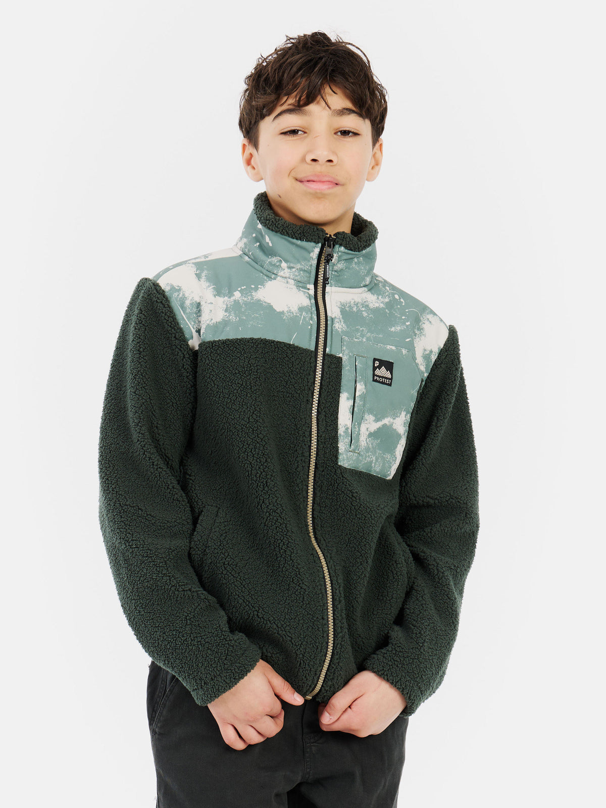 PROTEST PRTBento JR Mid layers & Fleeces | Kale green