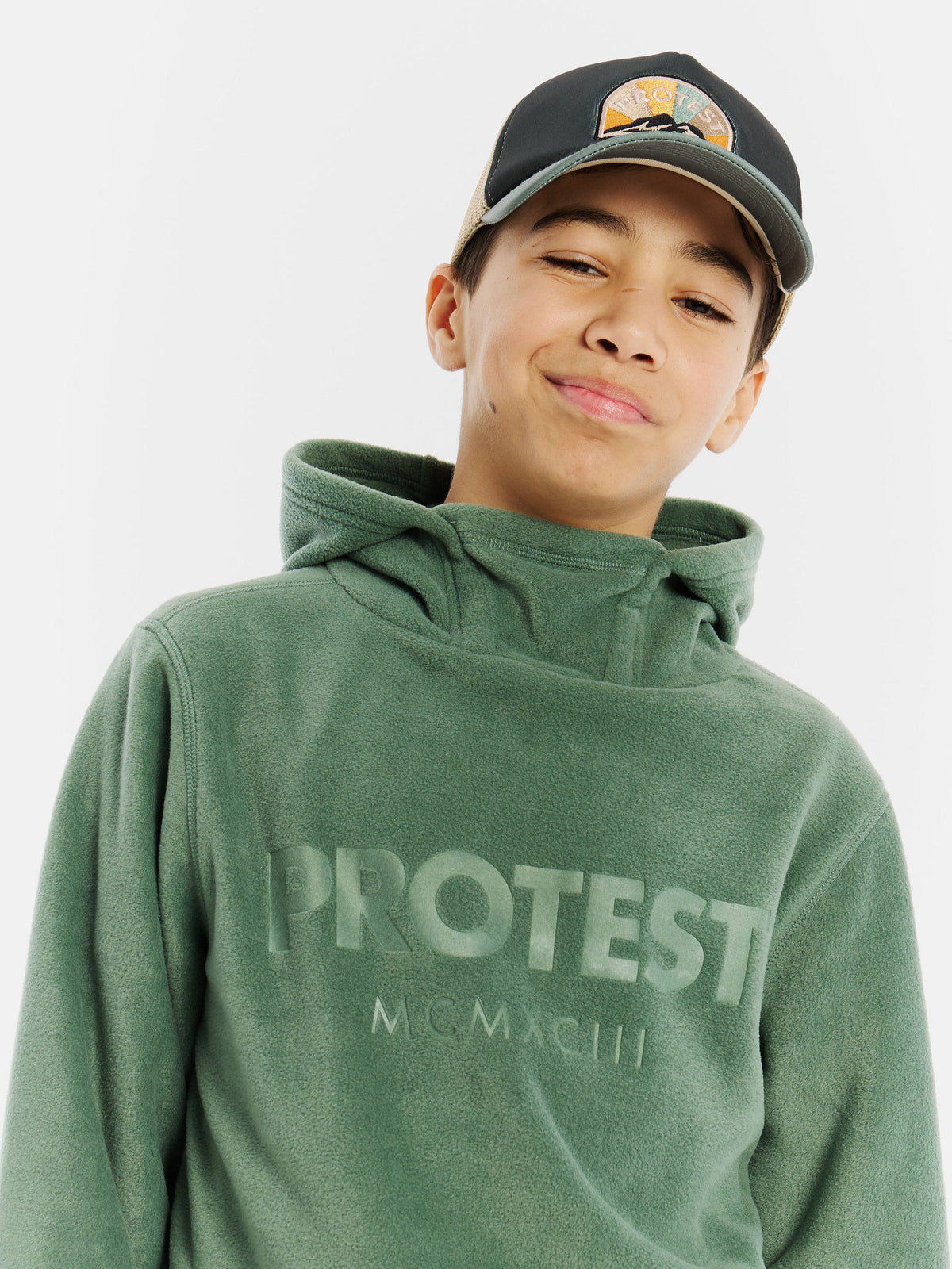 PROTEST PRTPhil JR Hoodies | Aspen green