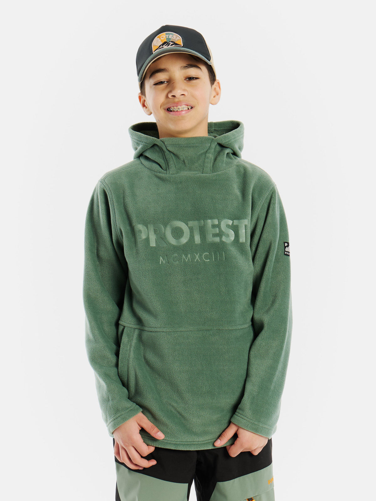 PROTEST PRTPhil JR Hoodies | Aspen green