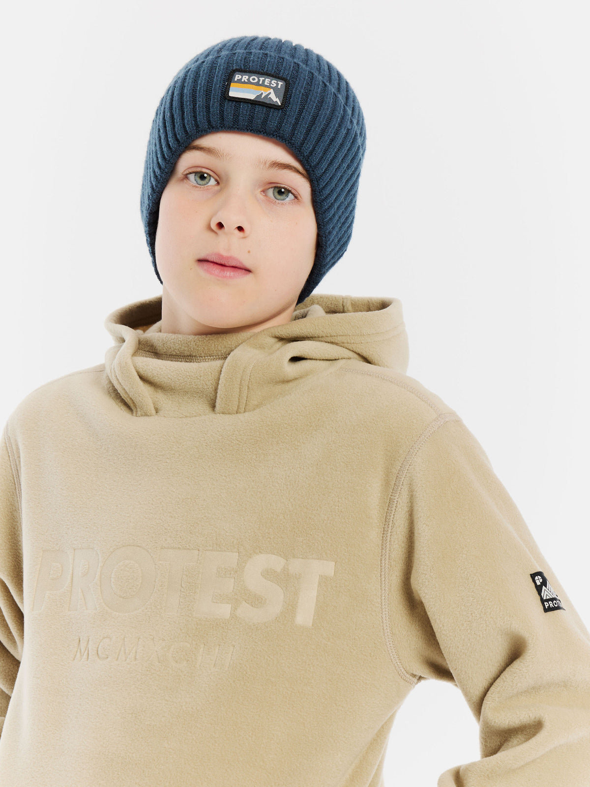 PROTEST PRTPhil JR Hoodies | BambooBeige