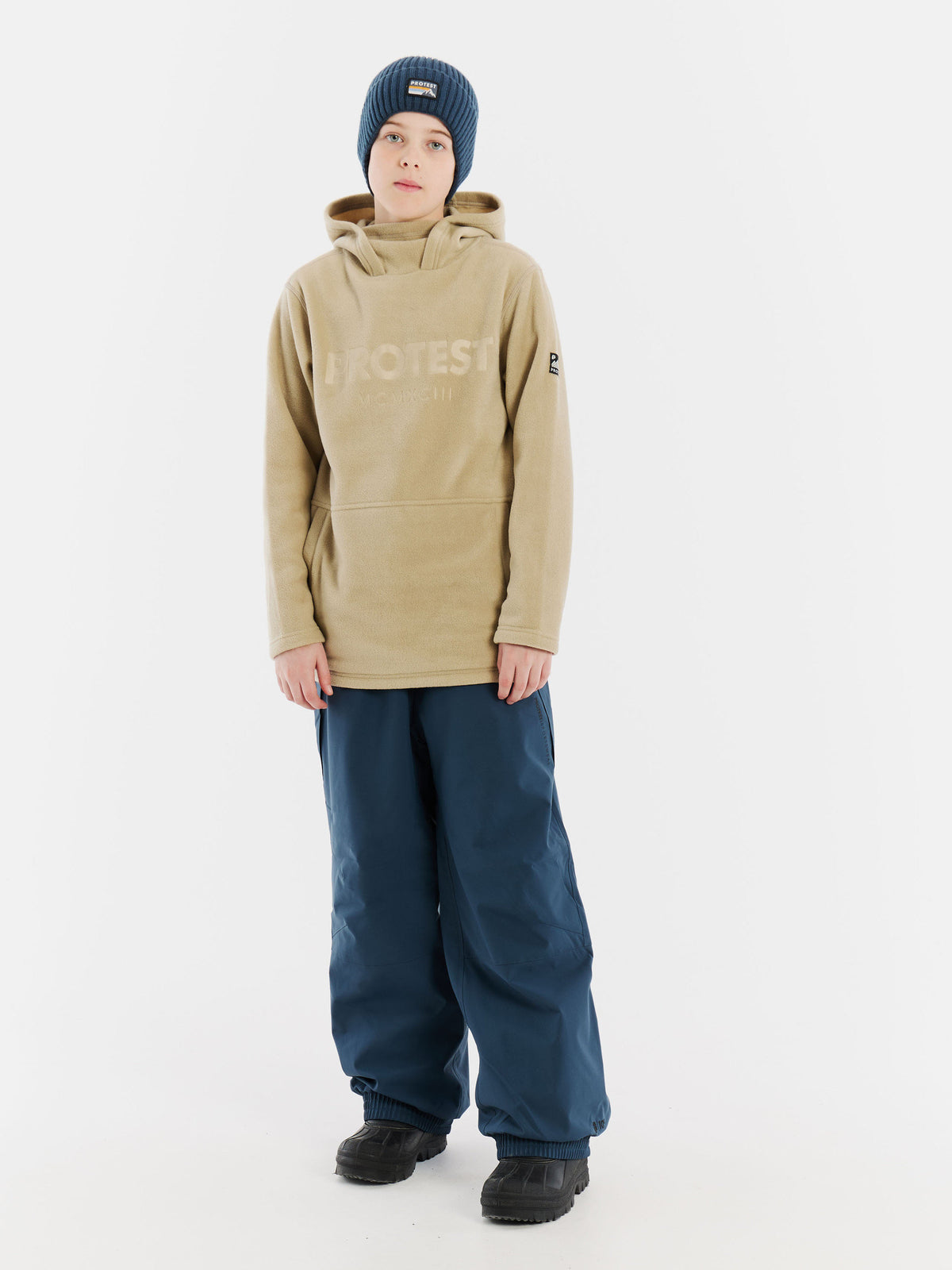 PROTEST PRTPhil JR Hoodies | BambooBeige