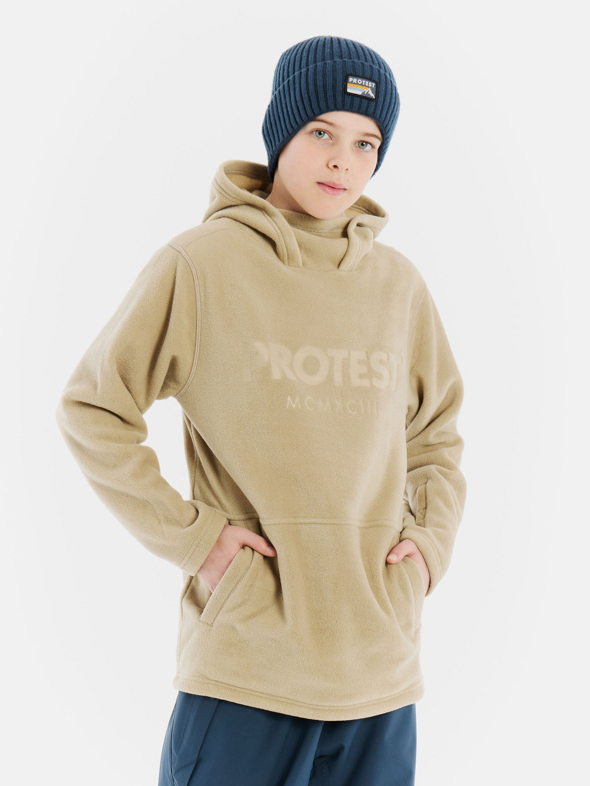 PROTEST PRTPhil JR Hoodies | BambooBeige