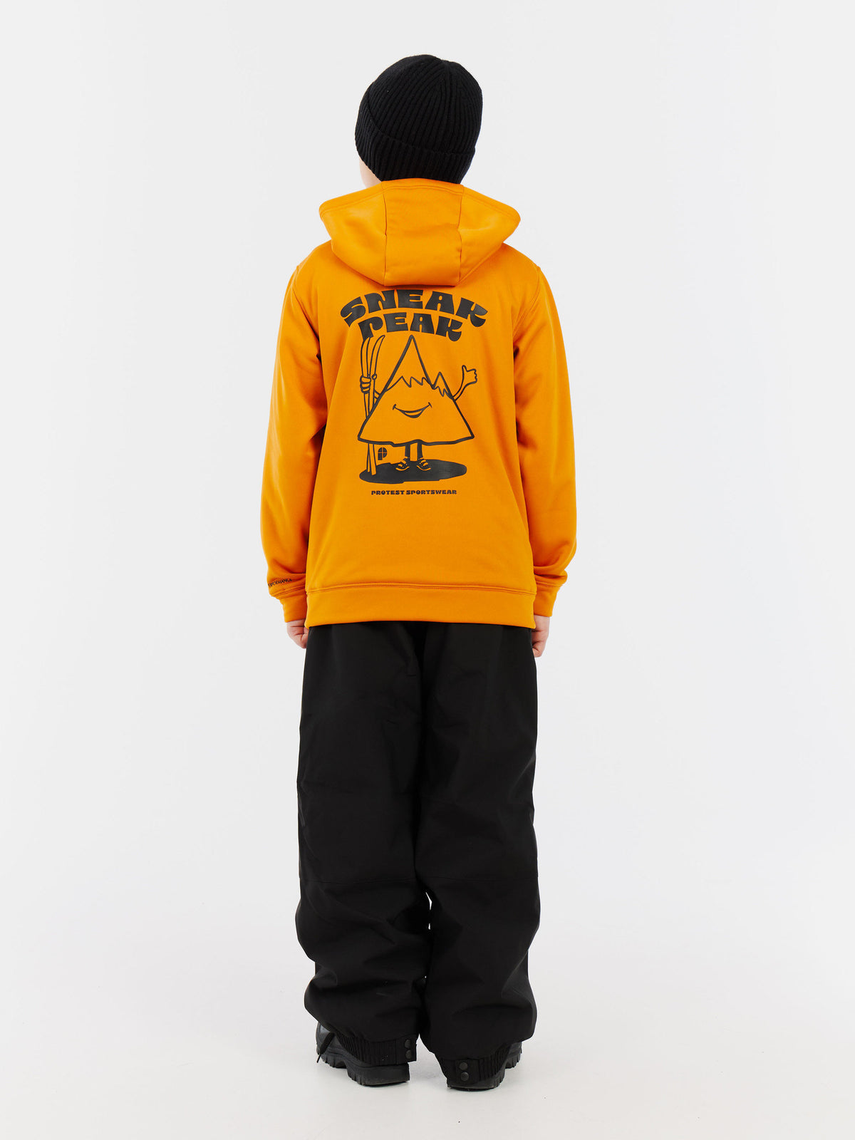 PROTEST PRTTincan JR Hoodies | Caramel Yellow