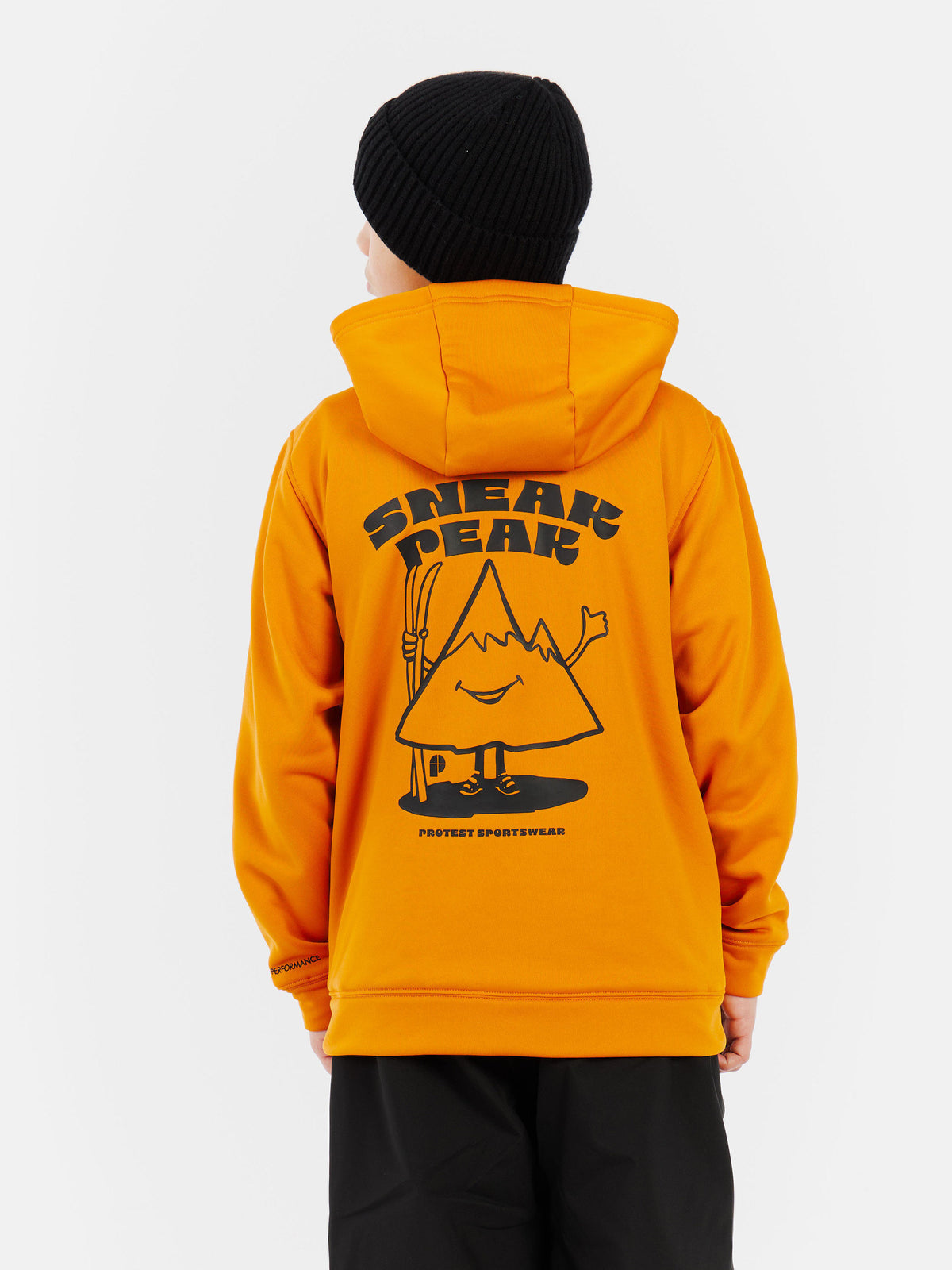 PROTEST PRTTincan JR Hoodies | Caramel Yellow