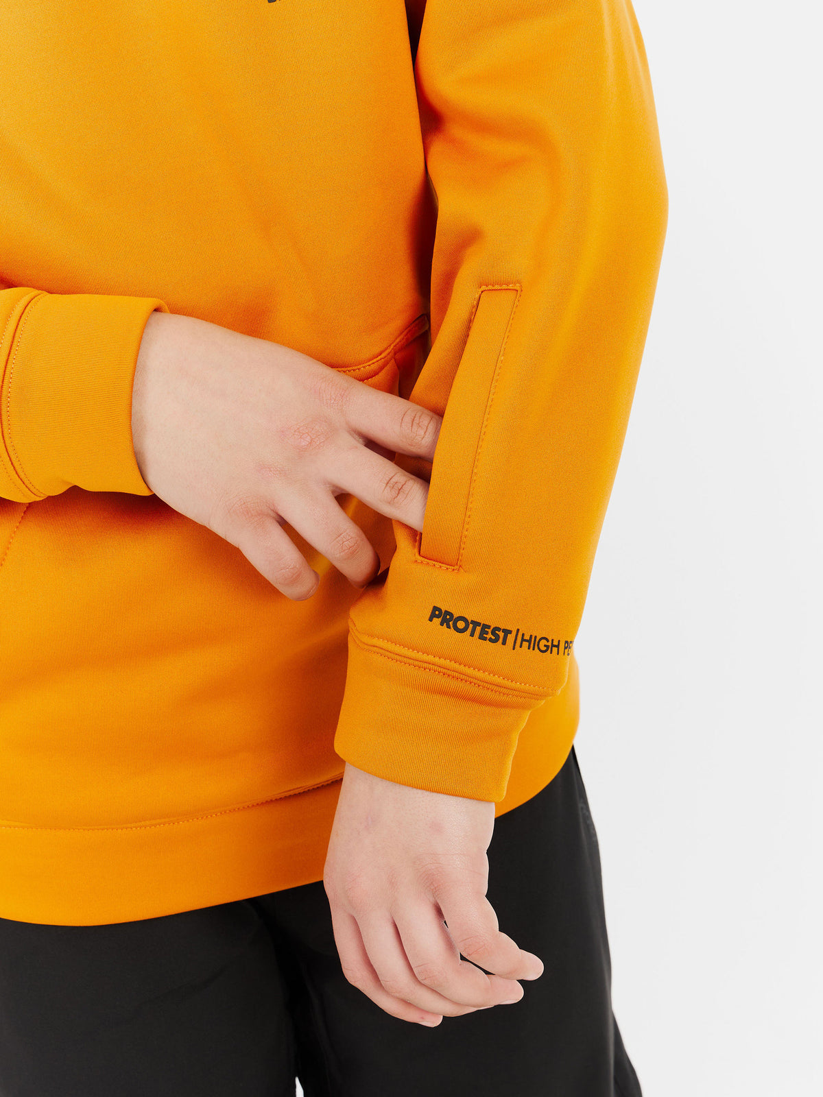 PROTEST PRTTincan JR Hoodies | Caramel Yellow