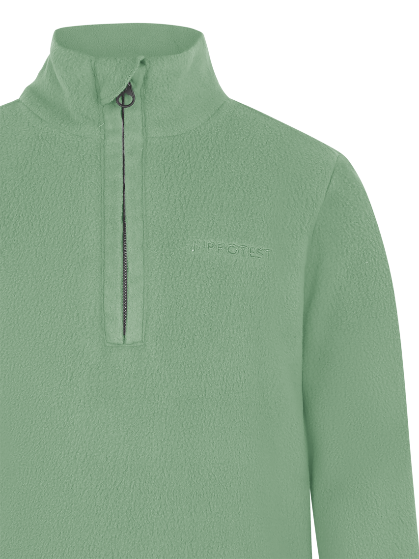 PROTEST PRTPERFECT TD 1/4 Zip Top | Marl Green