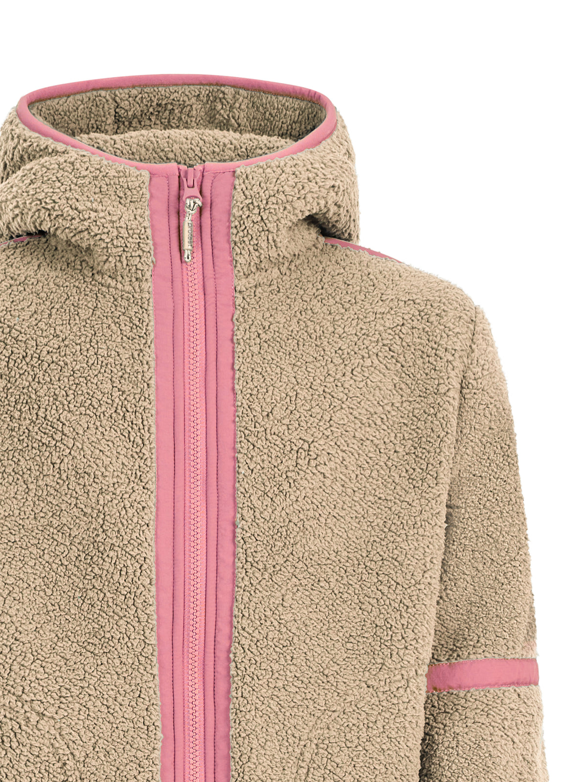 PROTEST PRTJaggy JR Full Zip Hoody | BambooBeige