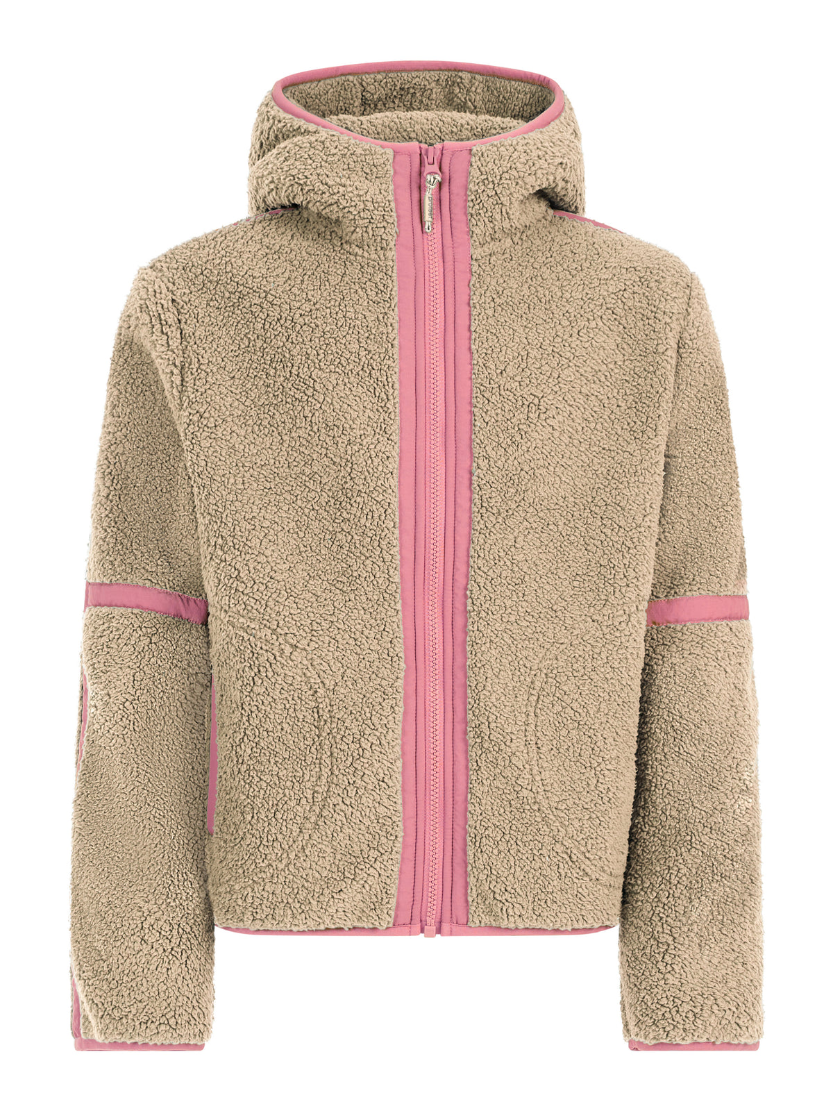 PROTEST PRTJaggy JR Full Zip Hoody | BambooBeige