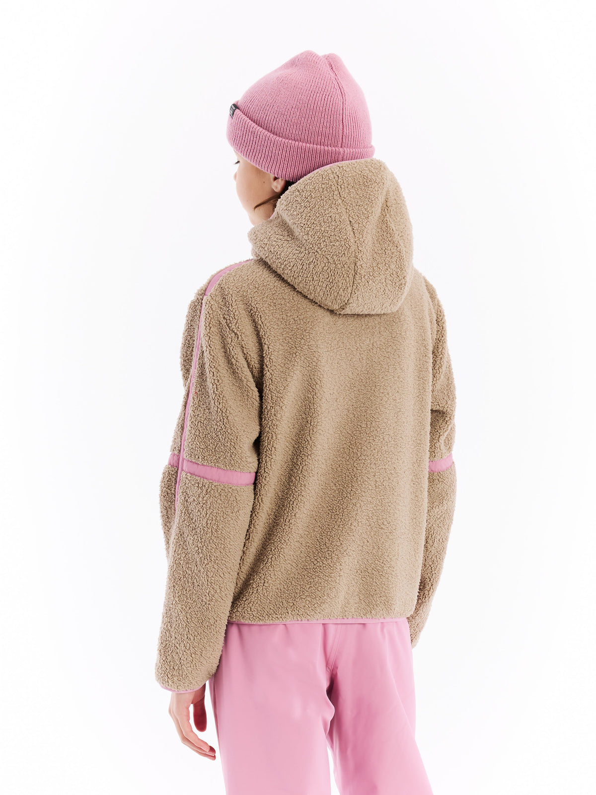 PROTEST PRTJaggy JR Full Zip Hoody | BambooBeige