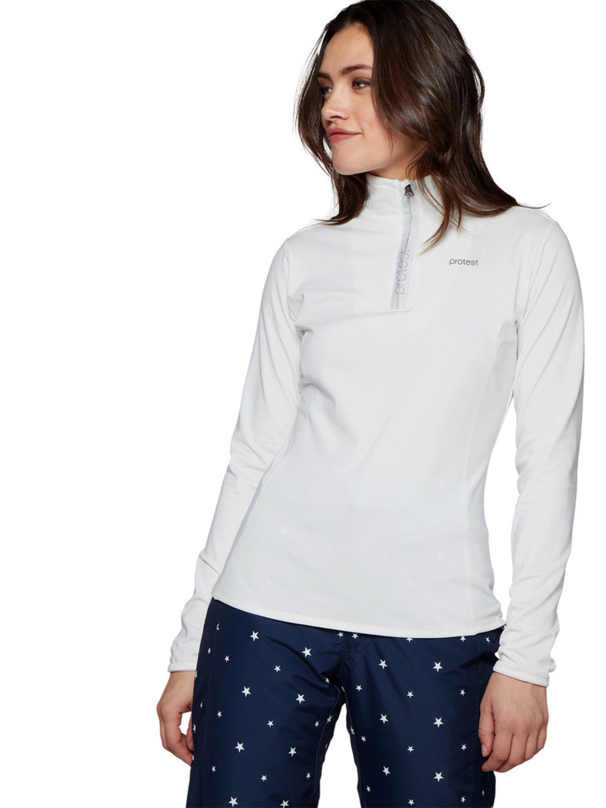PROTEST FABRIZOY 1/4 zip top | Seashelloffwhite